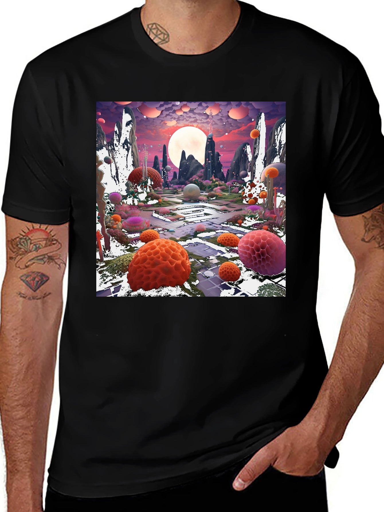 Fantasy Planet T-Shirt - Unique Graphic Tee