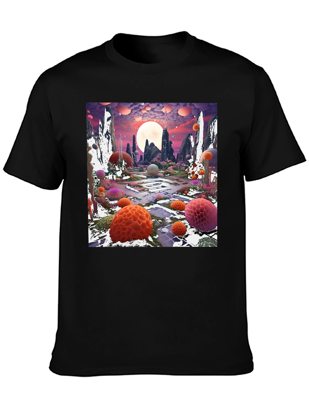 Fantasy Planet T-Shirt - Unique Graphic Tee