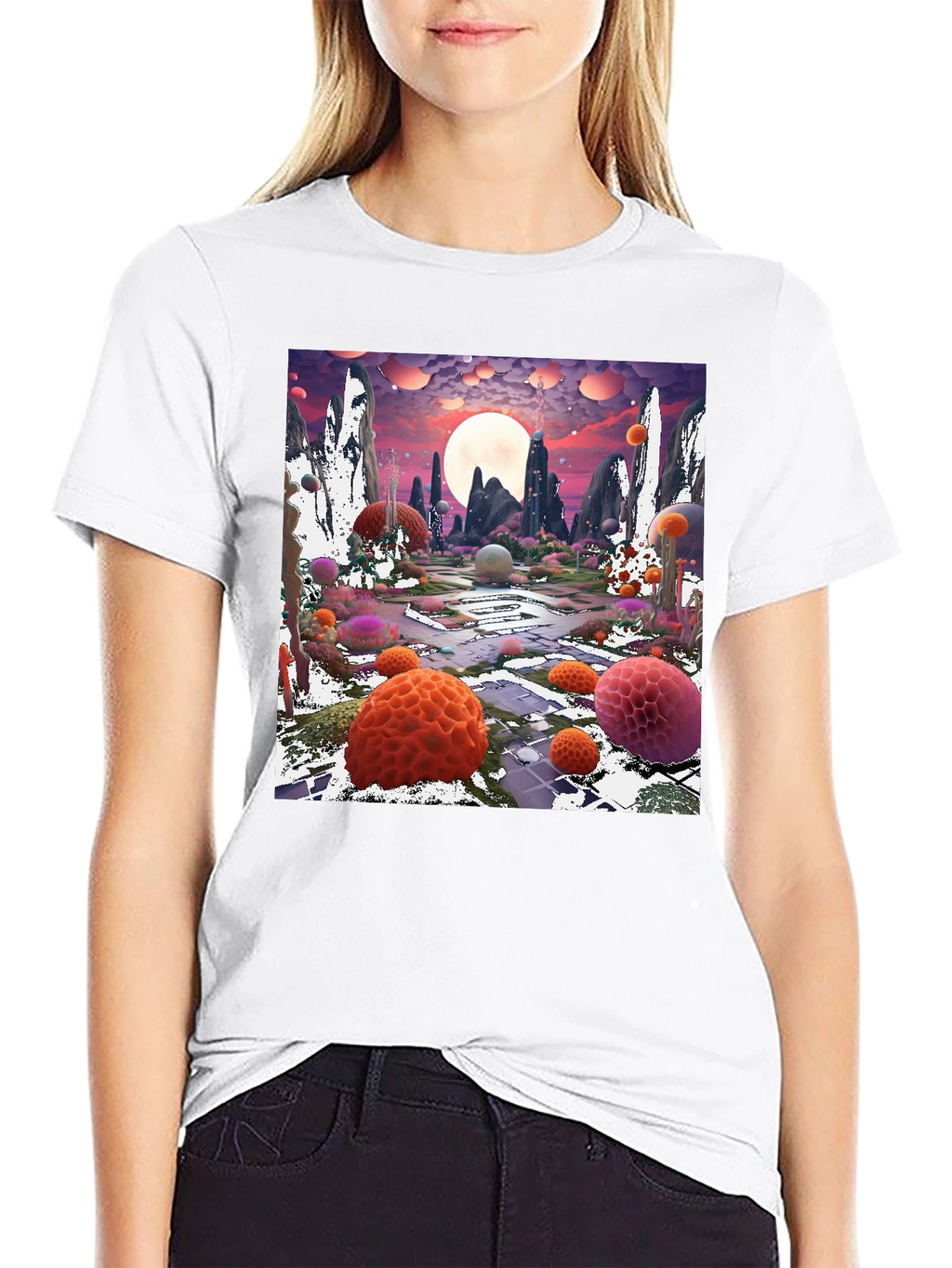 Fantasy Planet T-Shirt - Unique Graphic Tee