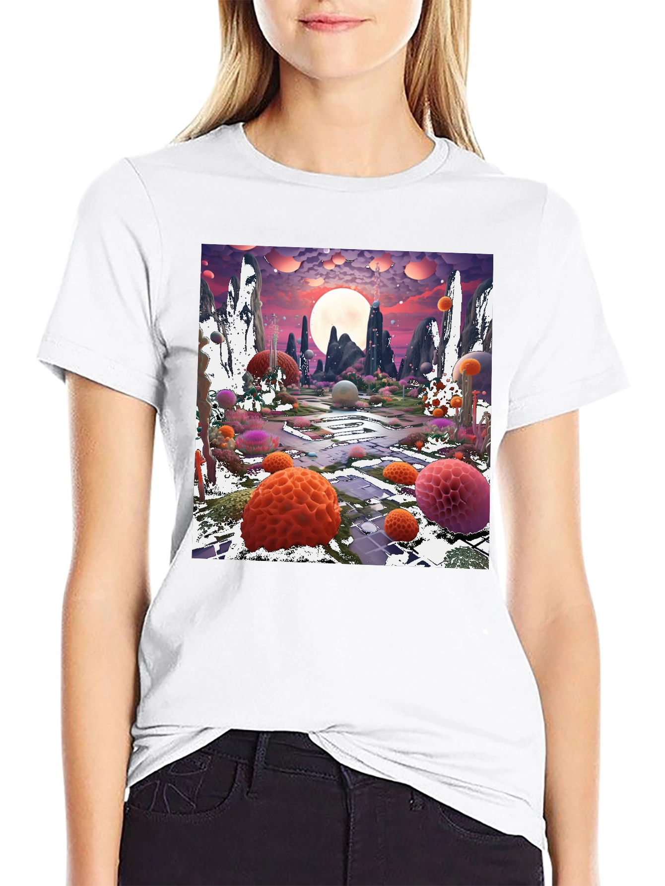 Fantasy Planet T-Shirt - Unique Graphic Tee