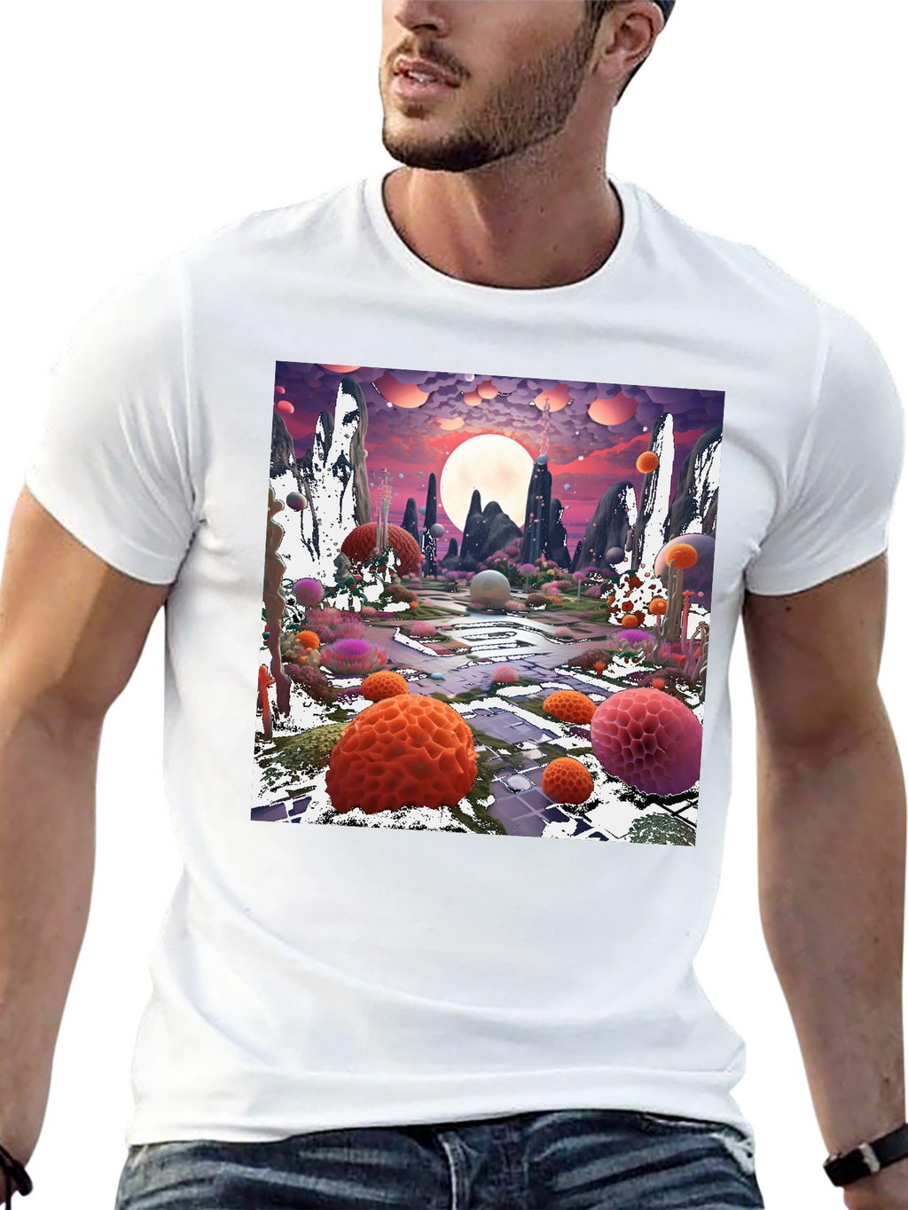 Fantasy Planet T-Shirt - Unique Graphic Tee