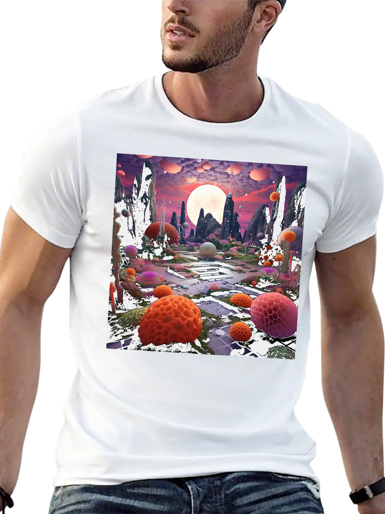 Fantasy Planet T-Shirt - Unique Graphic Tee