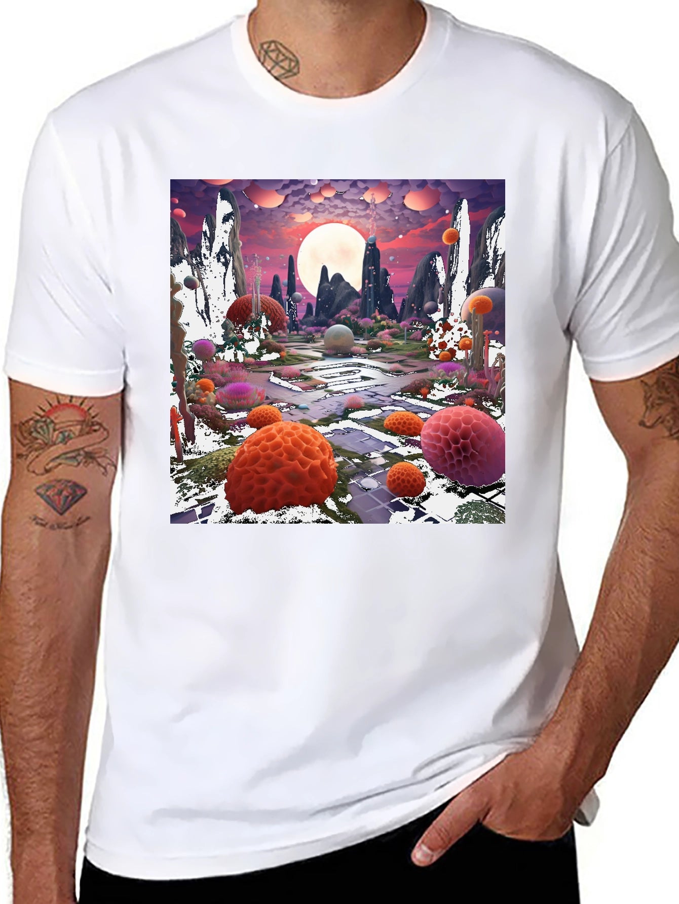 Fantasy Planet T-Shirt - Unique Graphic Tee
