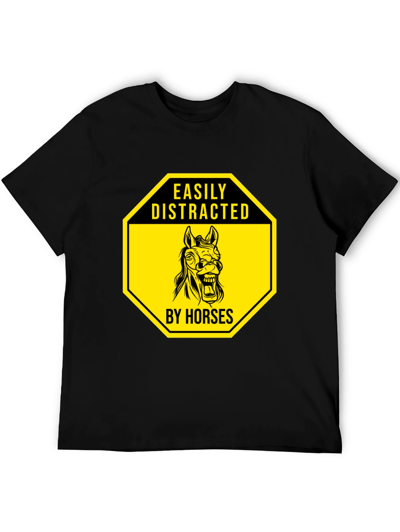 Easily Distracted By Horses Graphic Tee