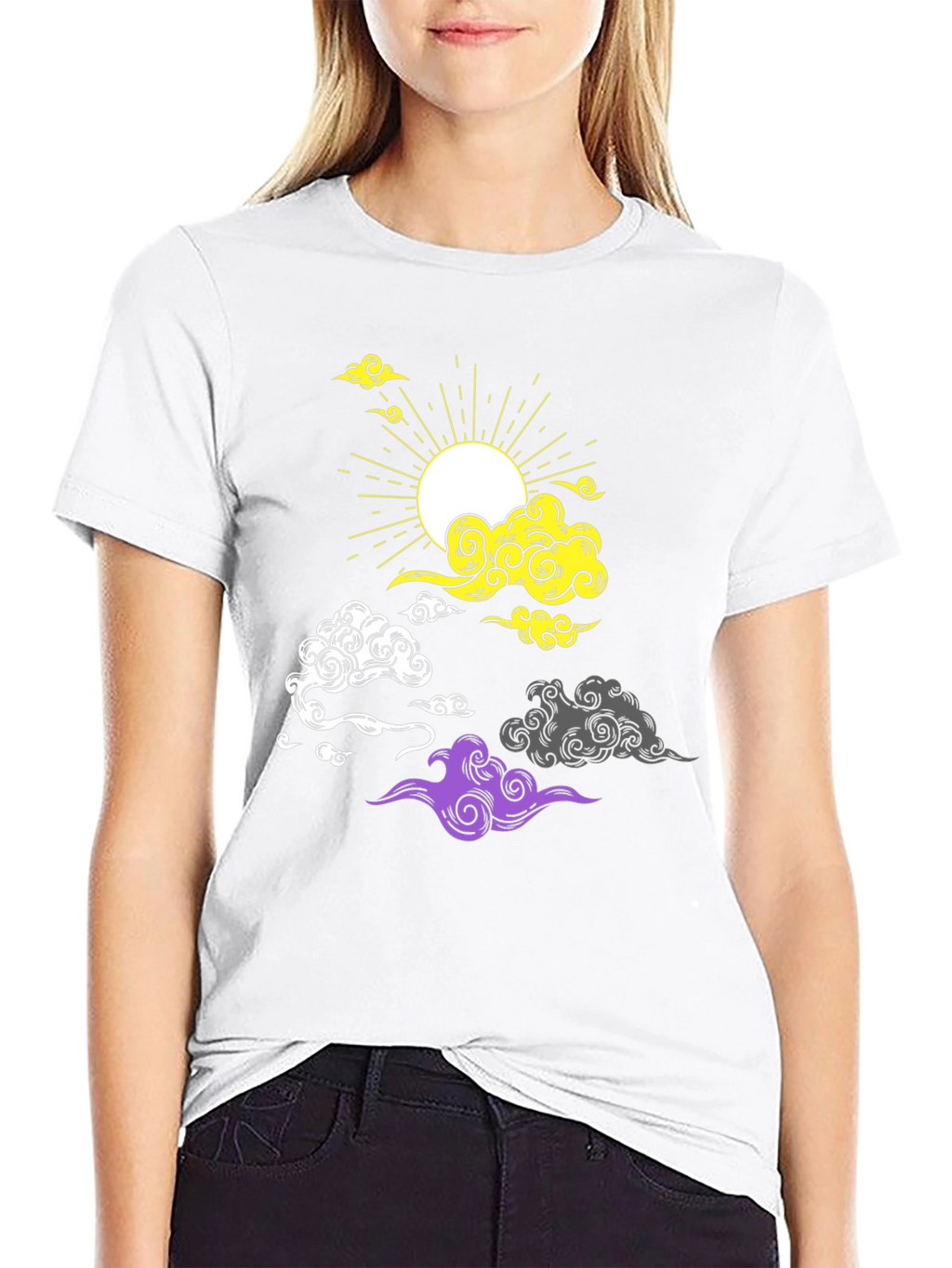 Nonbinary Pride Cloud T-Shirt
