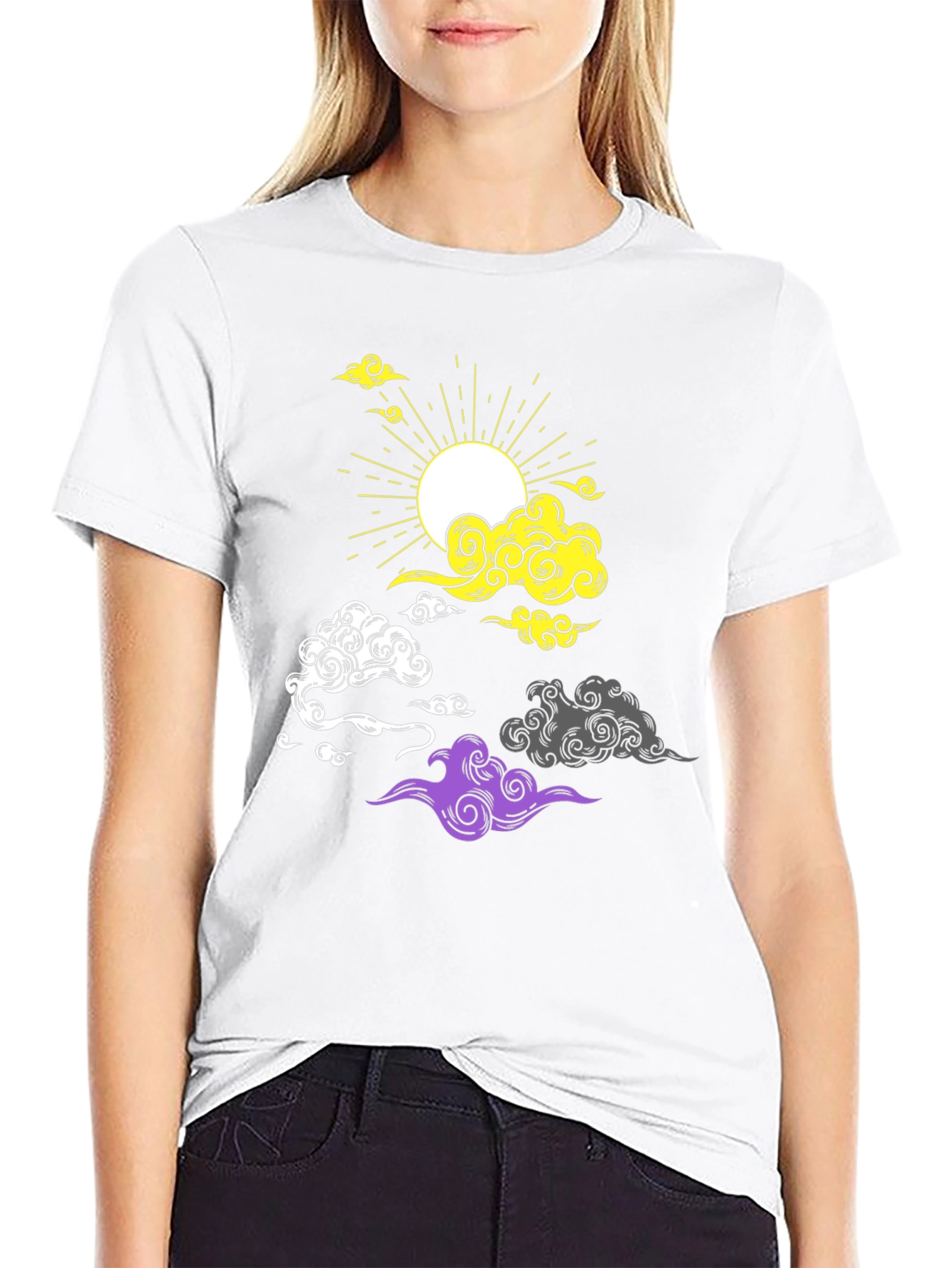 Nonbinary Pride Cloud T-Shirt