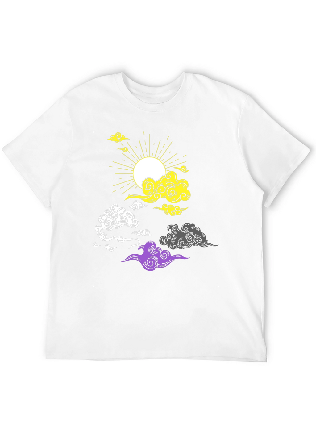 Nonbinary Pride Cloud T-Shirt