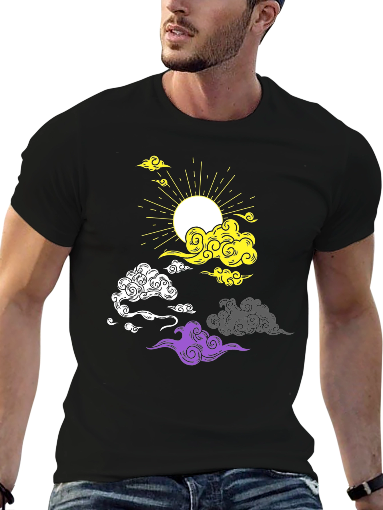 Nonbinary Pride Cloud T-Shirt
