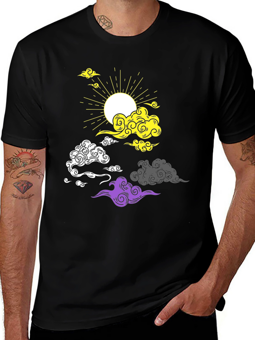 Nonbinary Pride Cloud T-Shirt