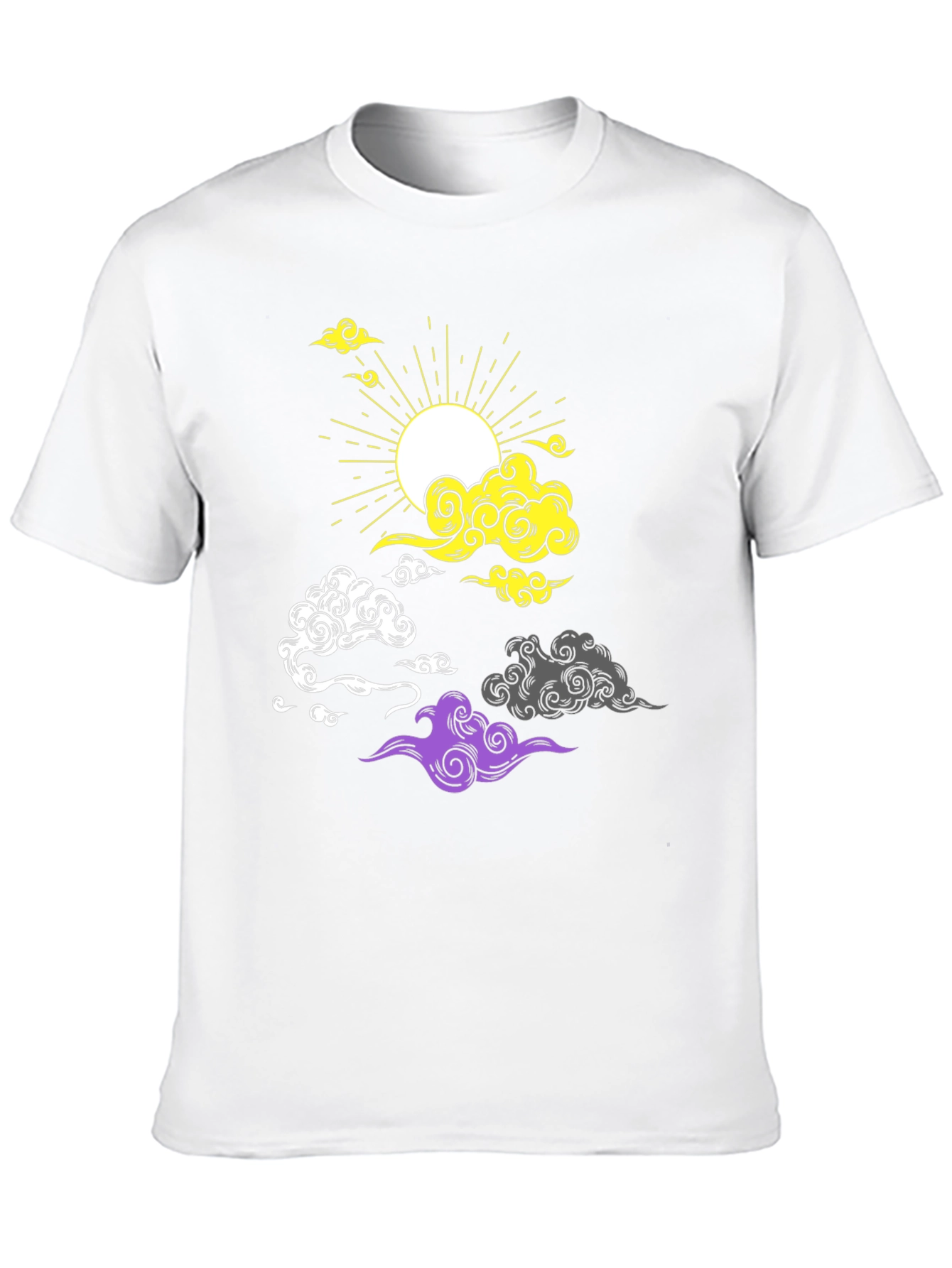 Nonbinary Pride Cloud T-Shirt