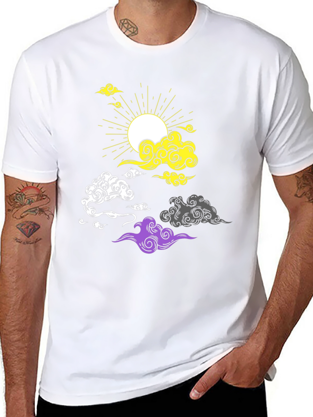 Nonbinary Pride Cloud T-Shirt