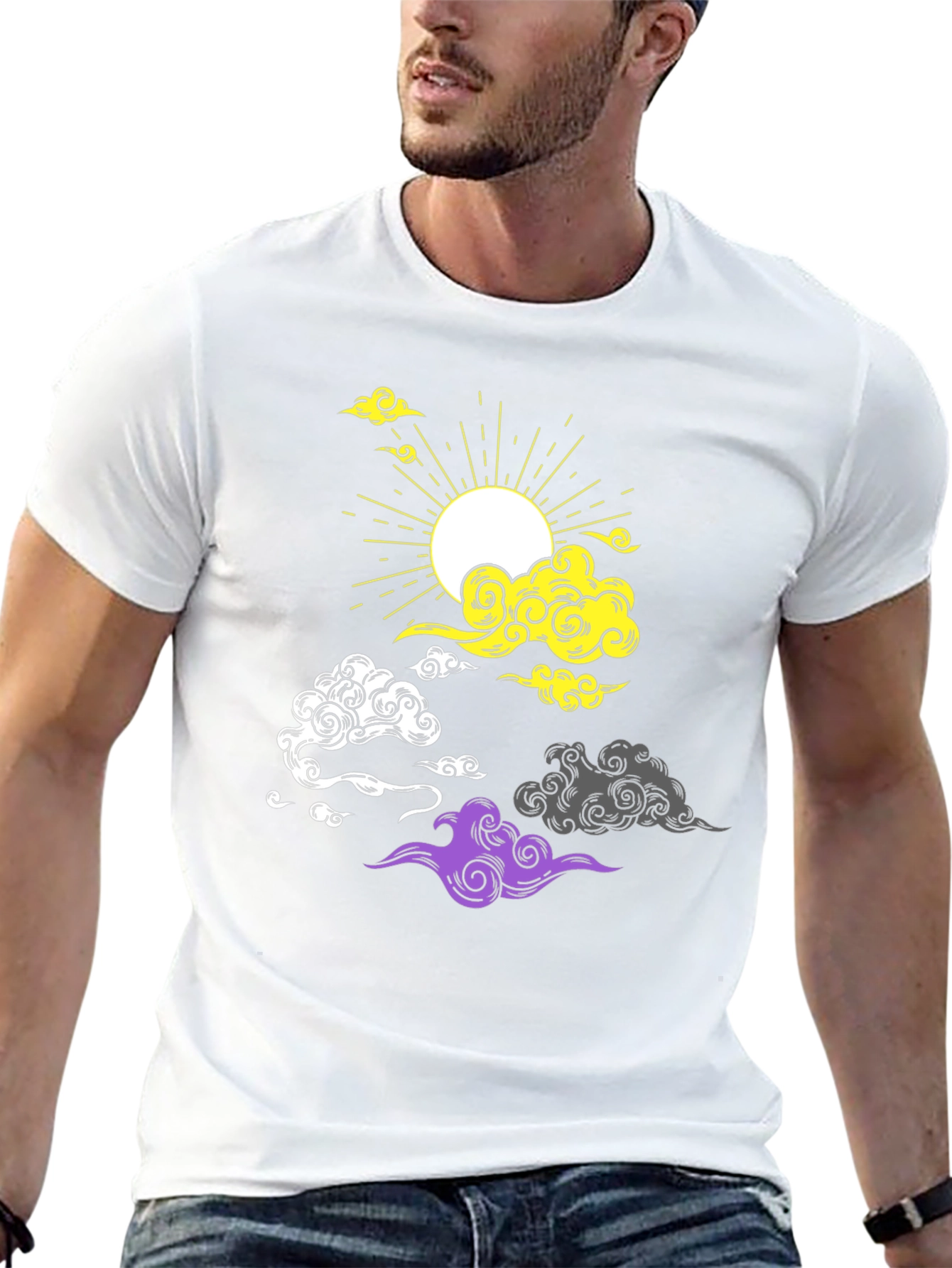 Nonbinary Pride Cloud T-Shirt