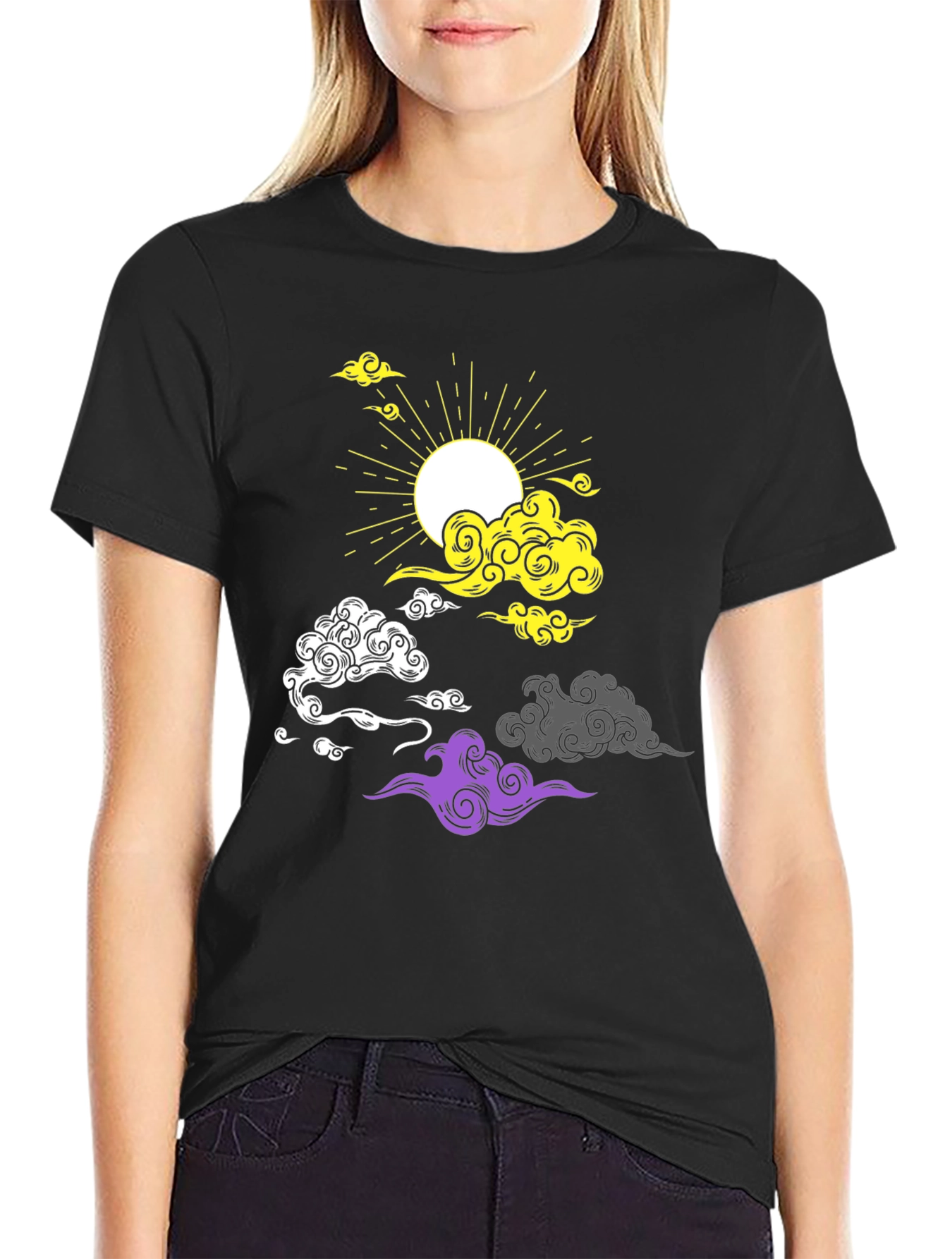 Nonbinary Pride Cloud T-Shirt