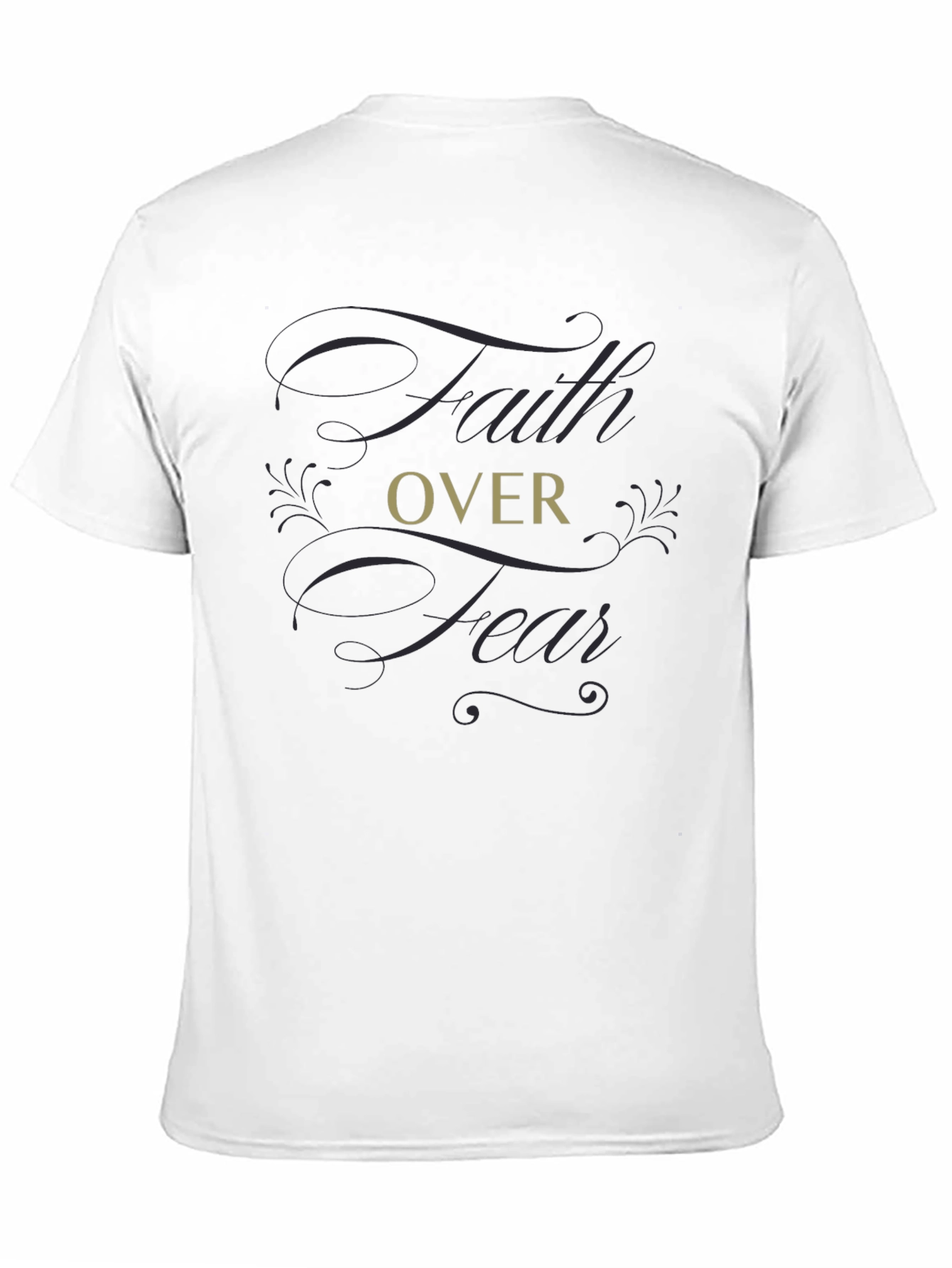 Faith Over Fear Graphic T-Shirt - Soft Cotton Blend