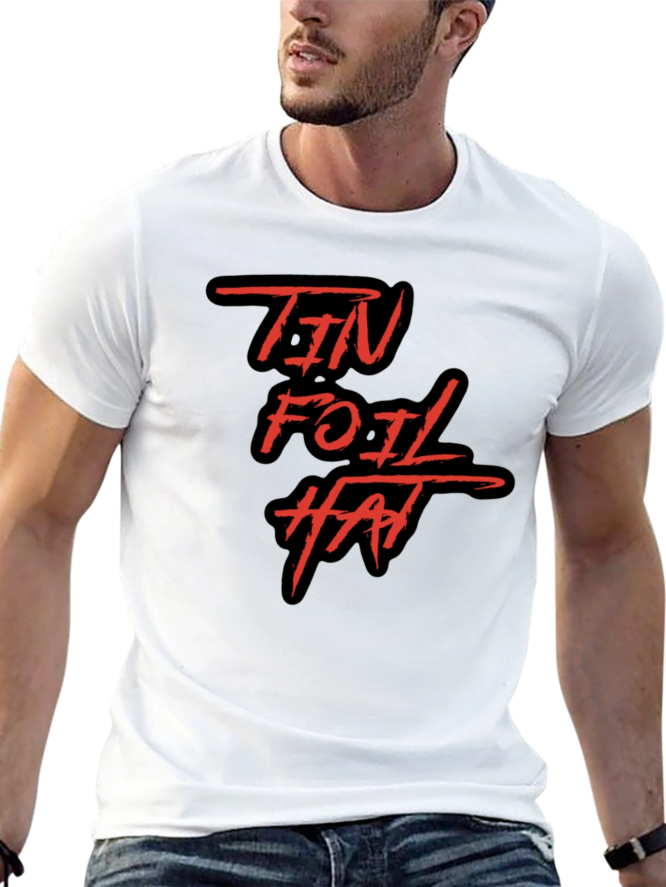 Tin Foil Hat Graphic T-Shirt
