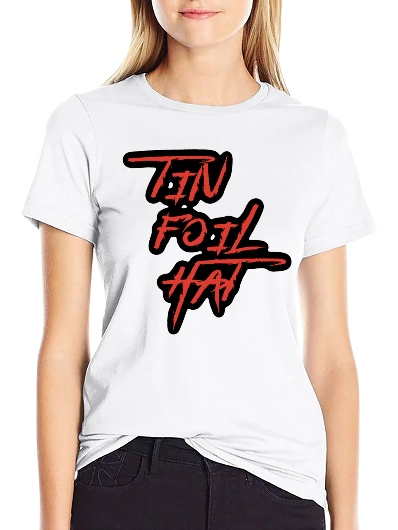 Tin Foil Hat Graphic T-Shirt