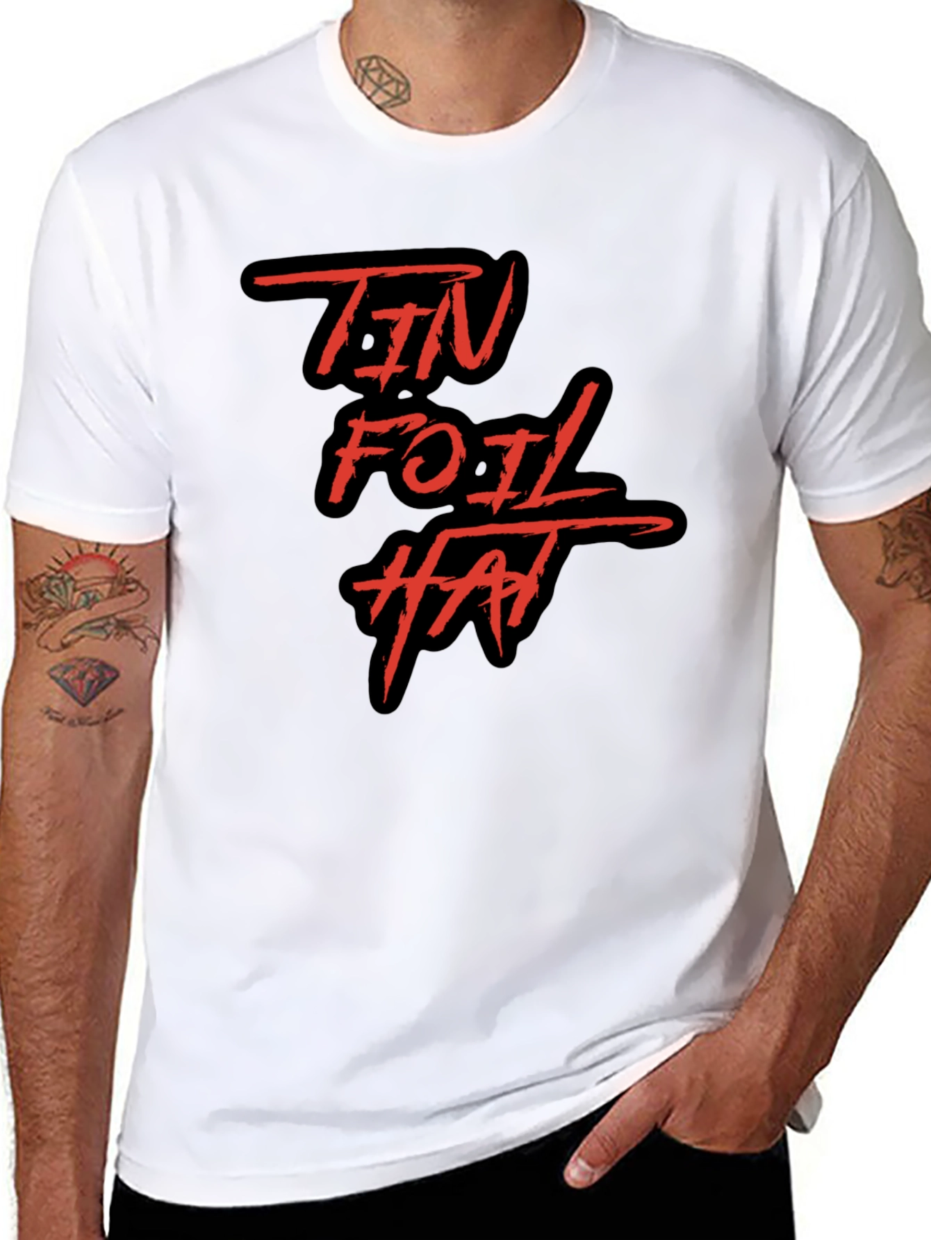 Tin Foil Hat Graphic T-Shirt