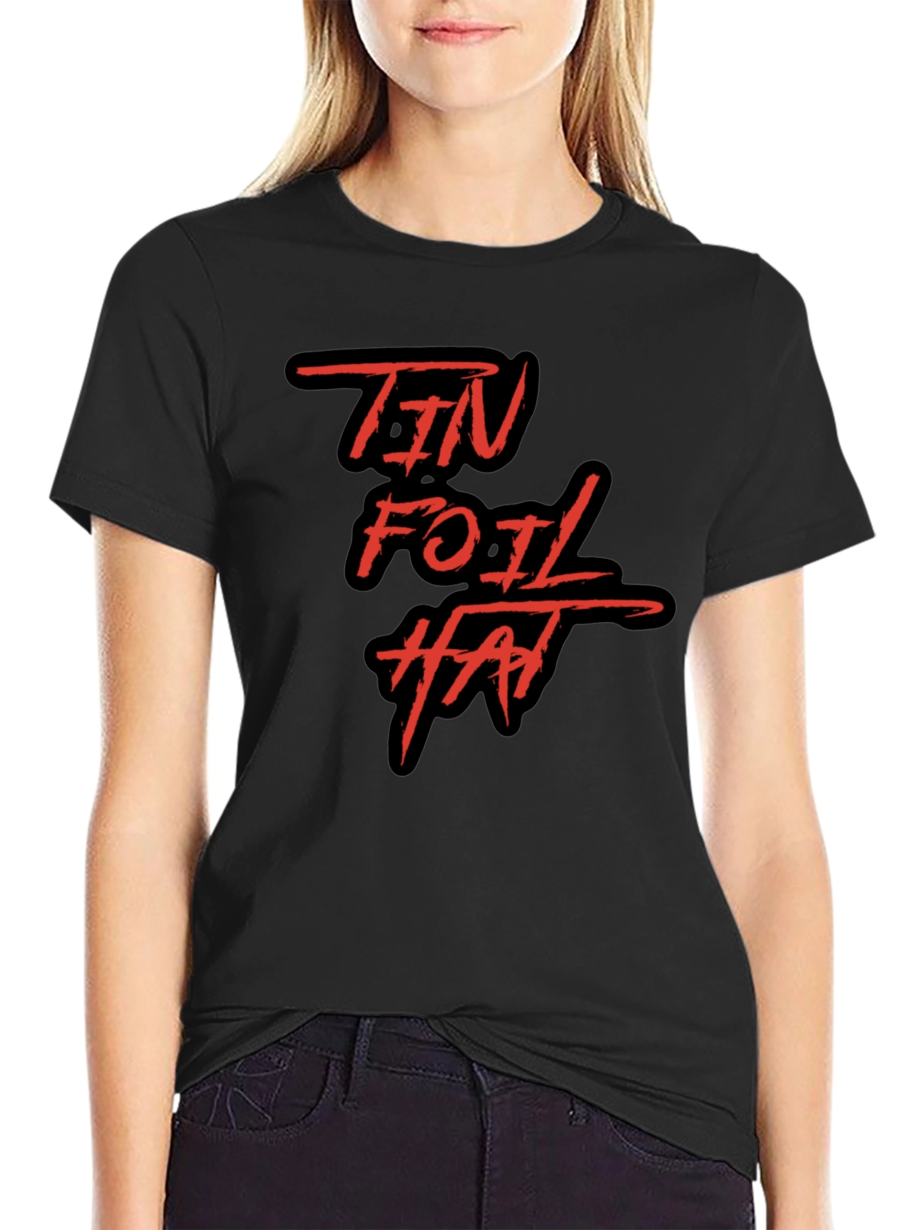 Tin Foil Hat Graphic T-Shirt
