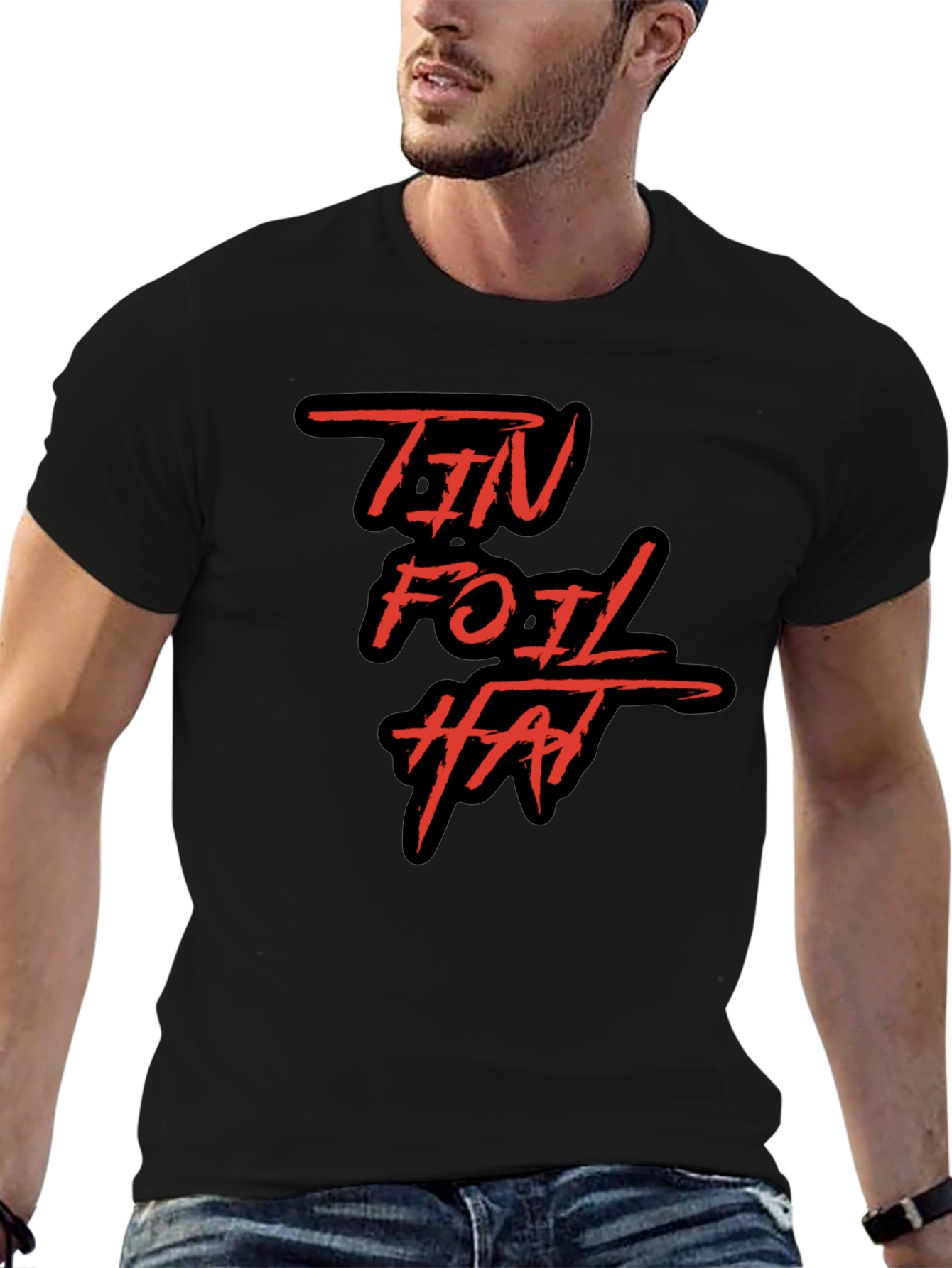 Tin Foil Hat Graphic T-Shirt