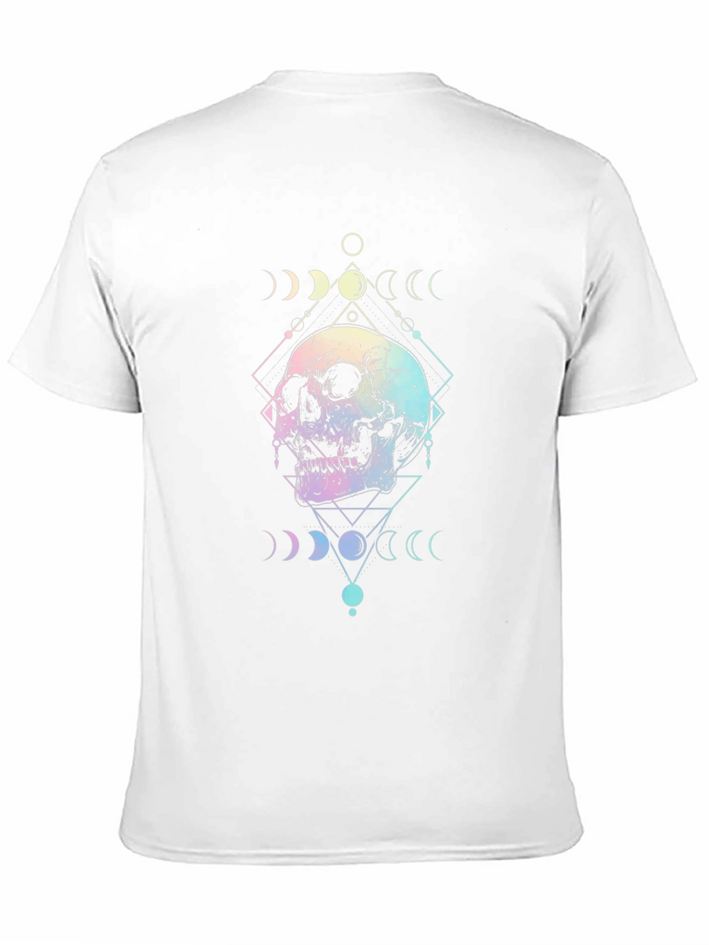Mystic Skull Graphic Tee - Unisex Black Cotton T-Shirt