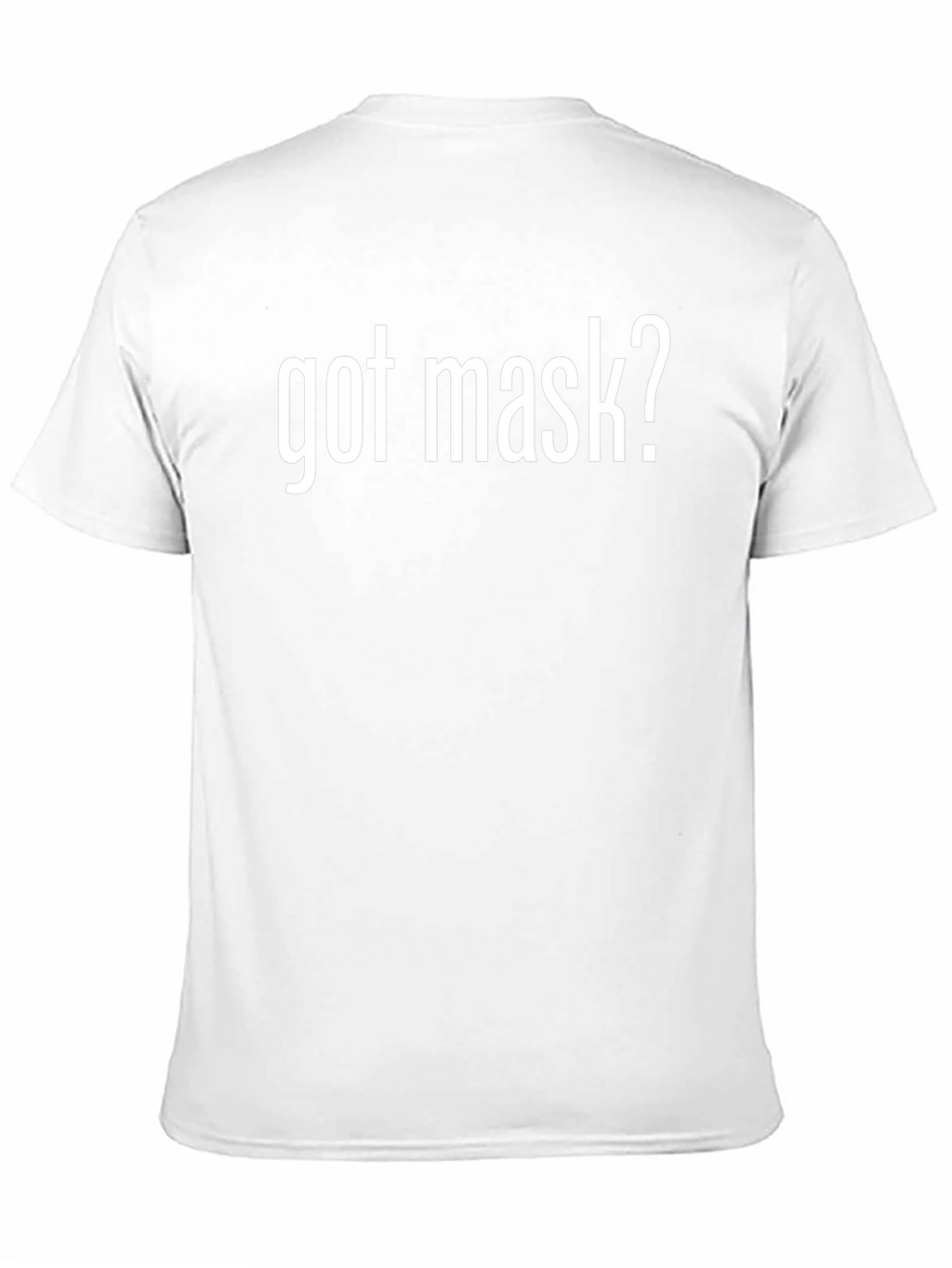 Got Mask? Graphic Tee - Black Cotton T-Shirt
