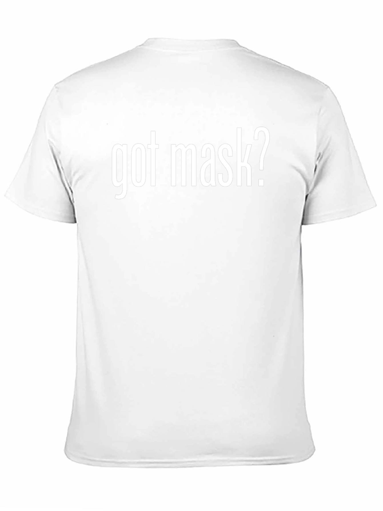 Got Mask? Graphic Tee - Black Cotton T-Shirt