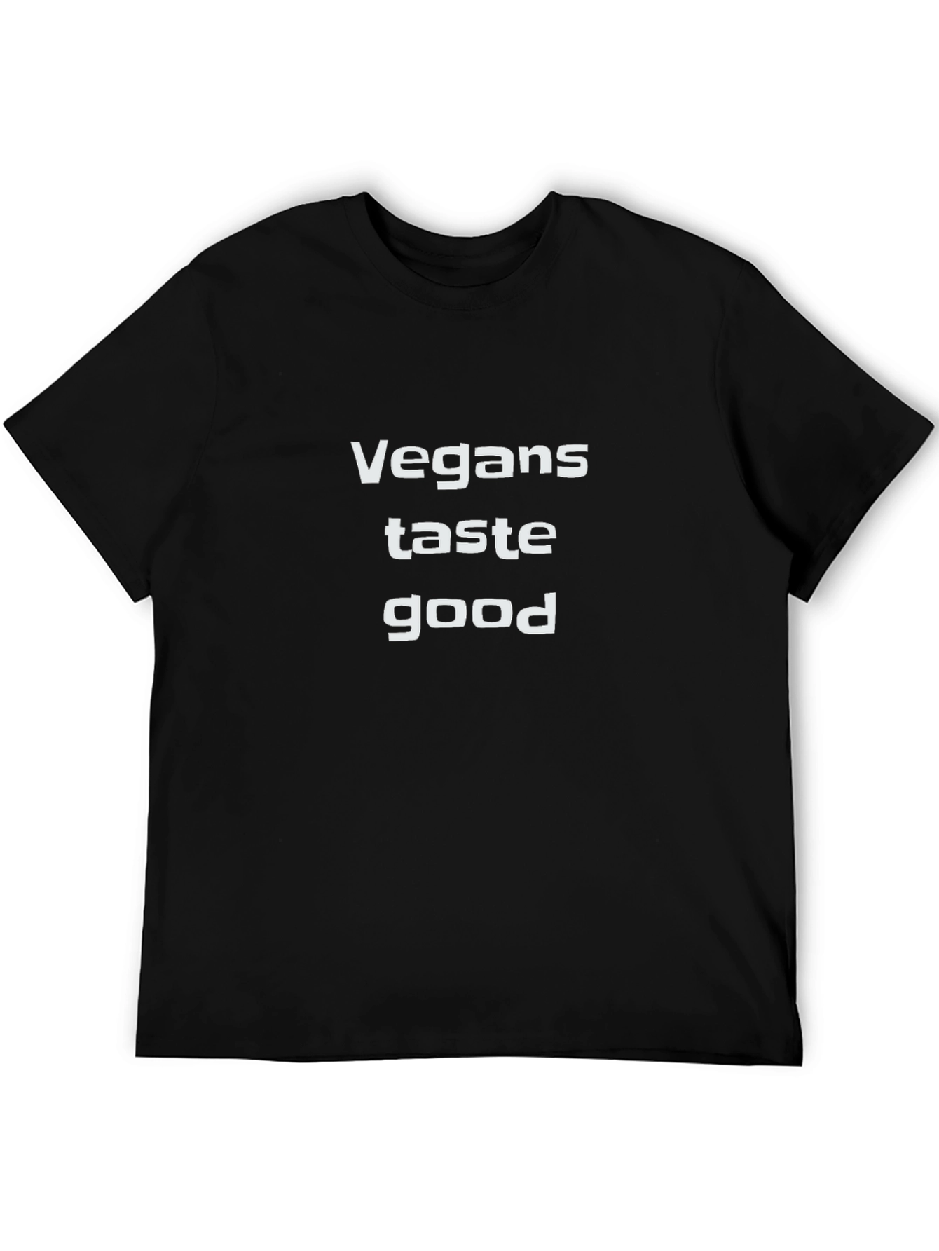 Vegans Taste Good Black T-Shirt