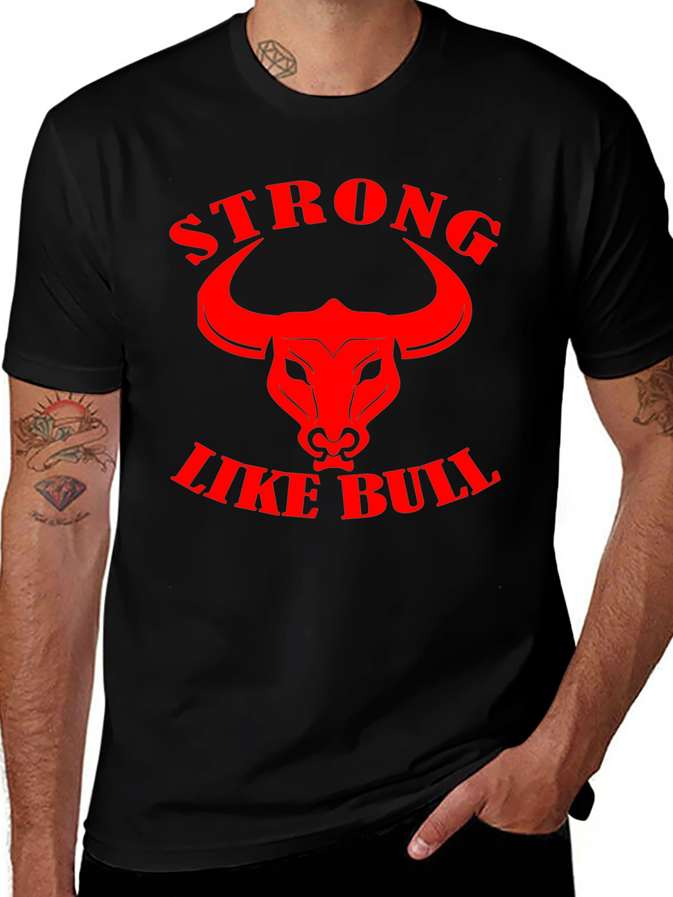 Strong Like Bull Graphic Tee