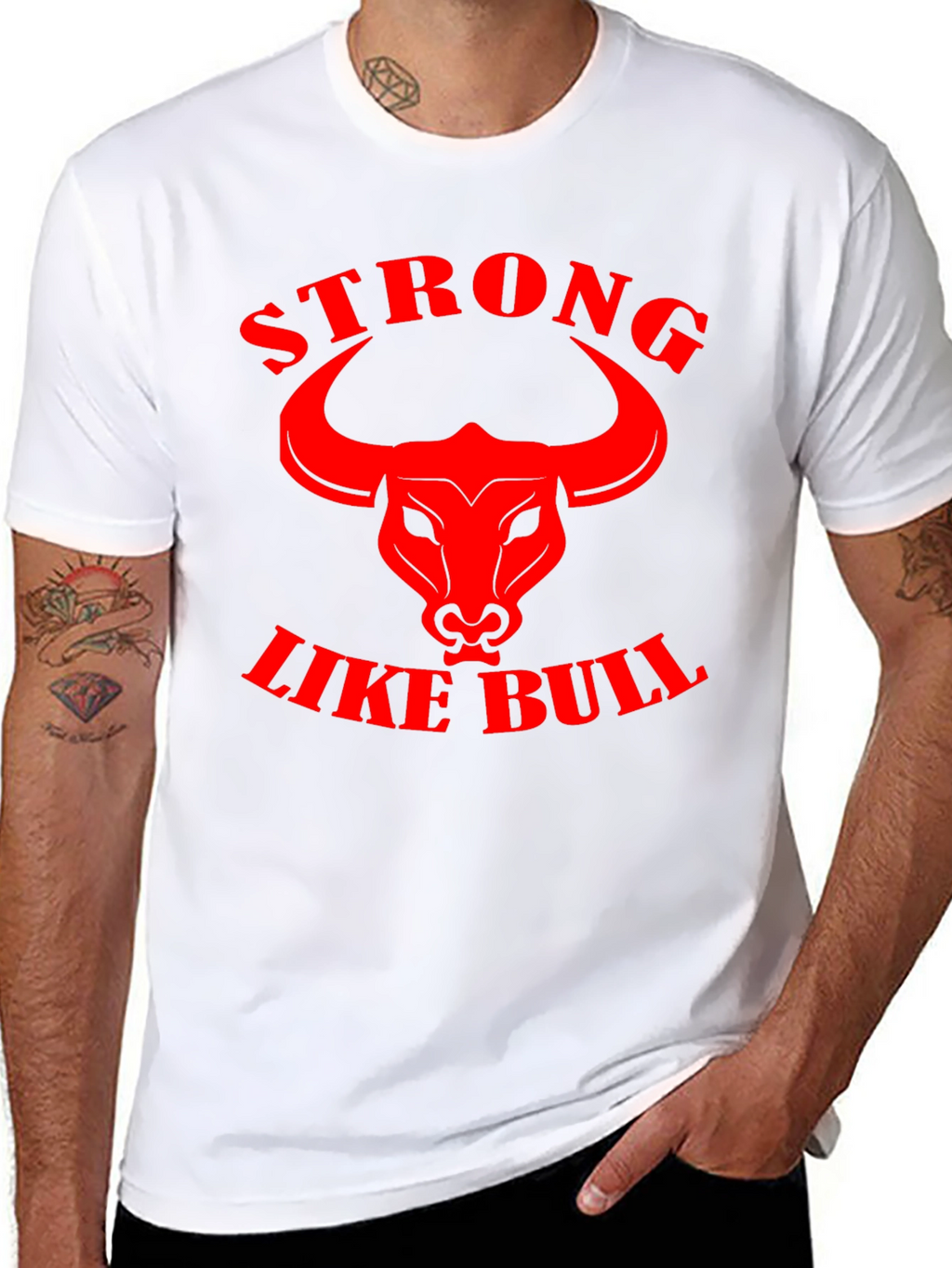 Strong Like Bull Graphic Tee