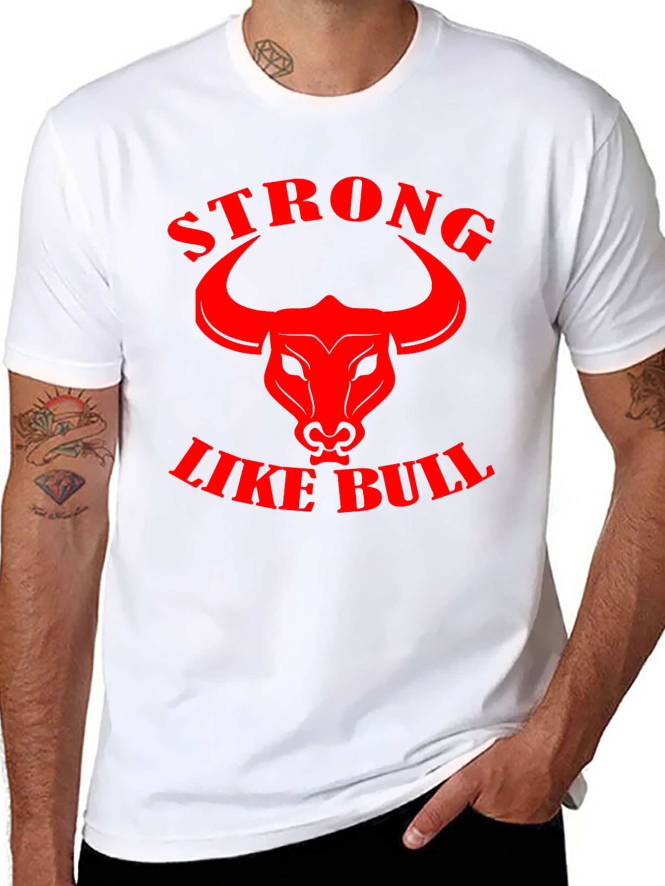 Strong Like Bull Graphic Tee