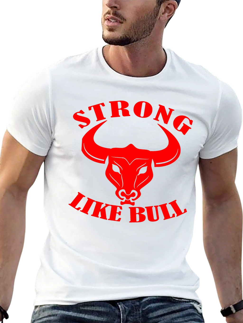 Strong Like Bull Graphic Tee