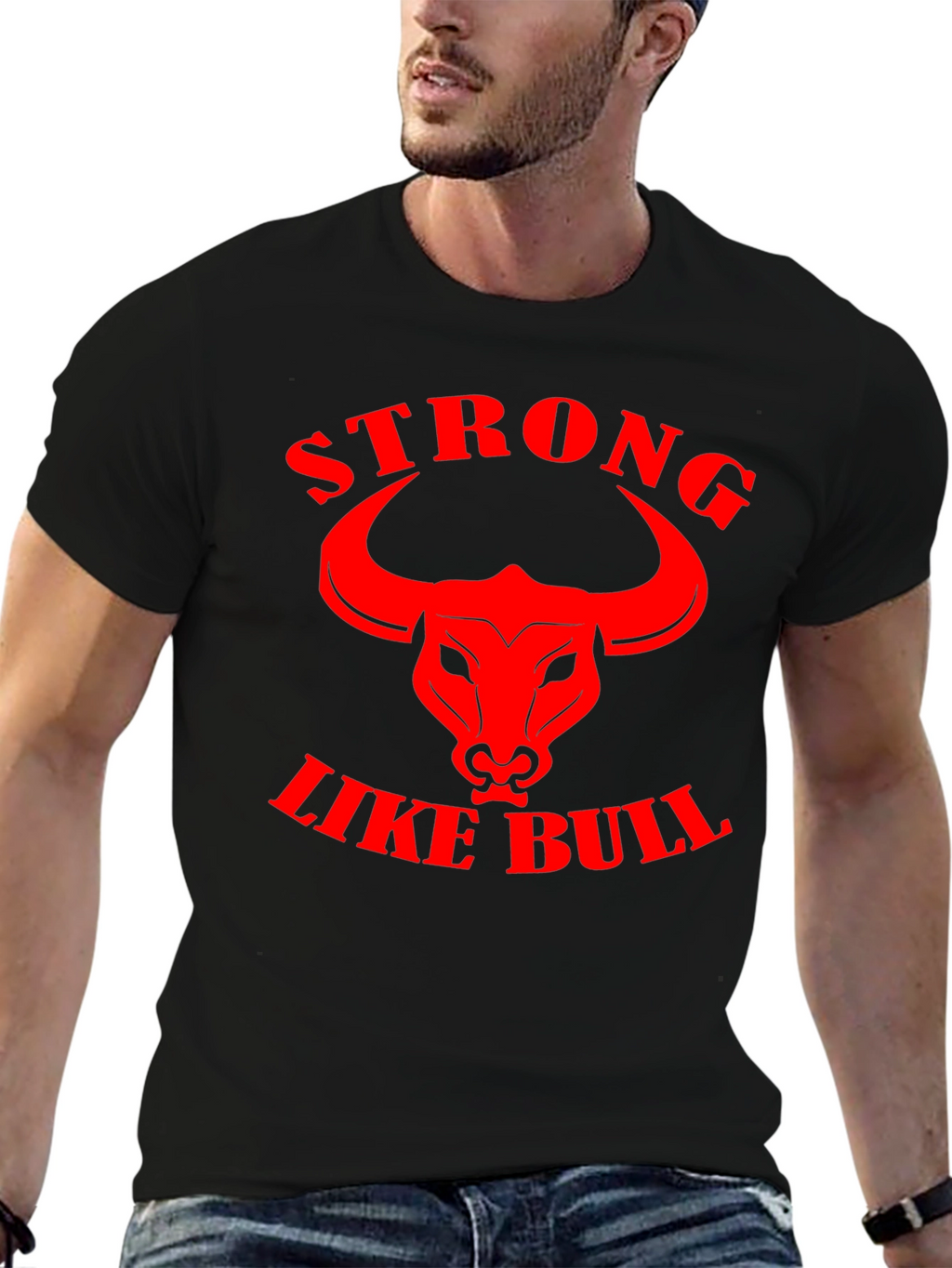 Strong Like Bull Graphic Tee