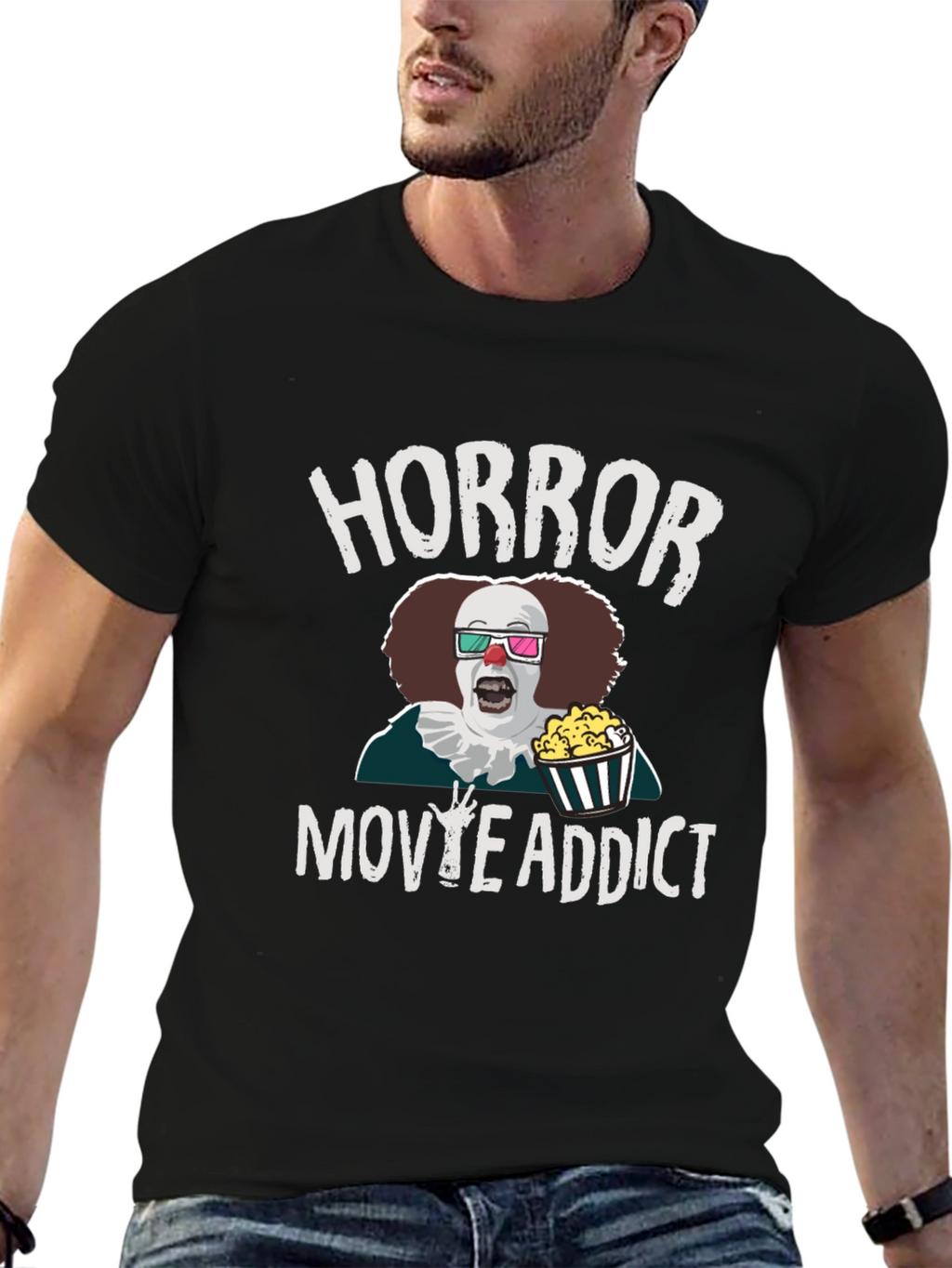 Horror Movie Addict T-Shirt