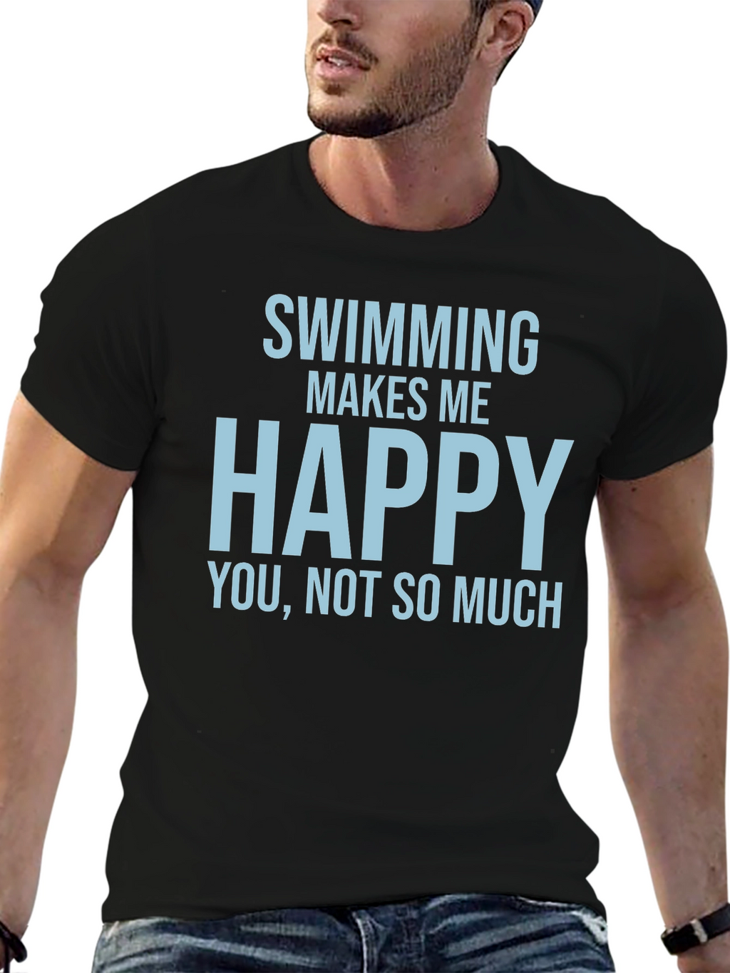 Swimming Makes Me Happy T-Shirt