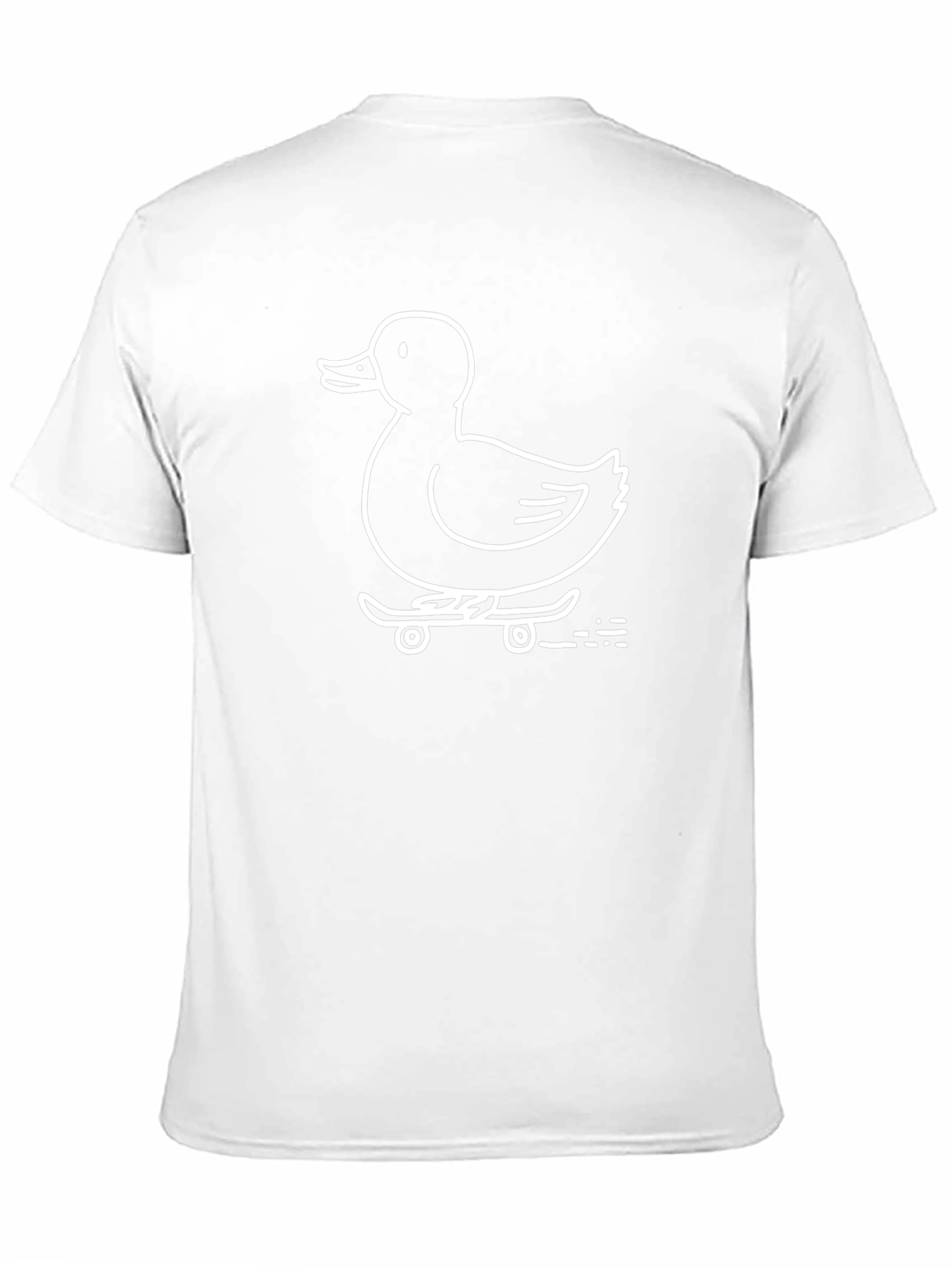 Duck Skateboard T-Shirt - Cool Graphic Tee