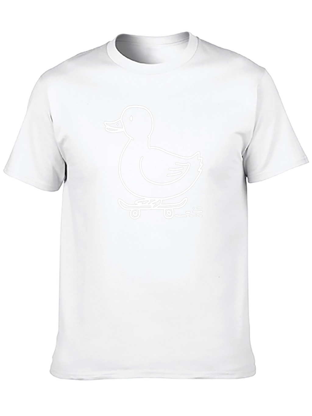 Duck Skateboard T-Shirt - Cool Graphic Tee