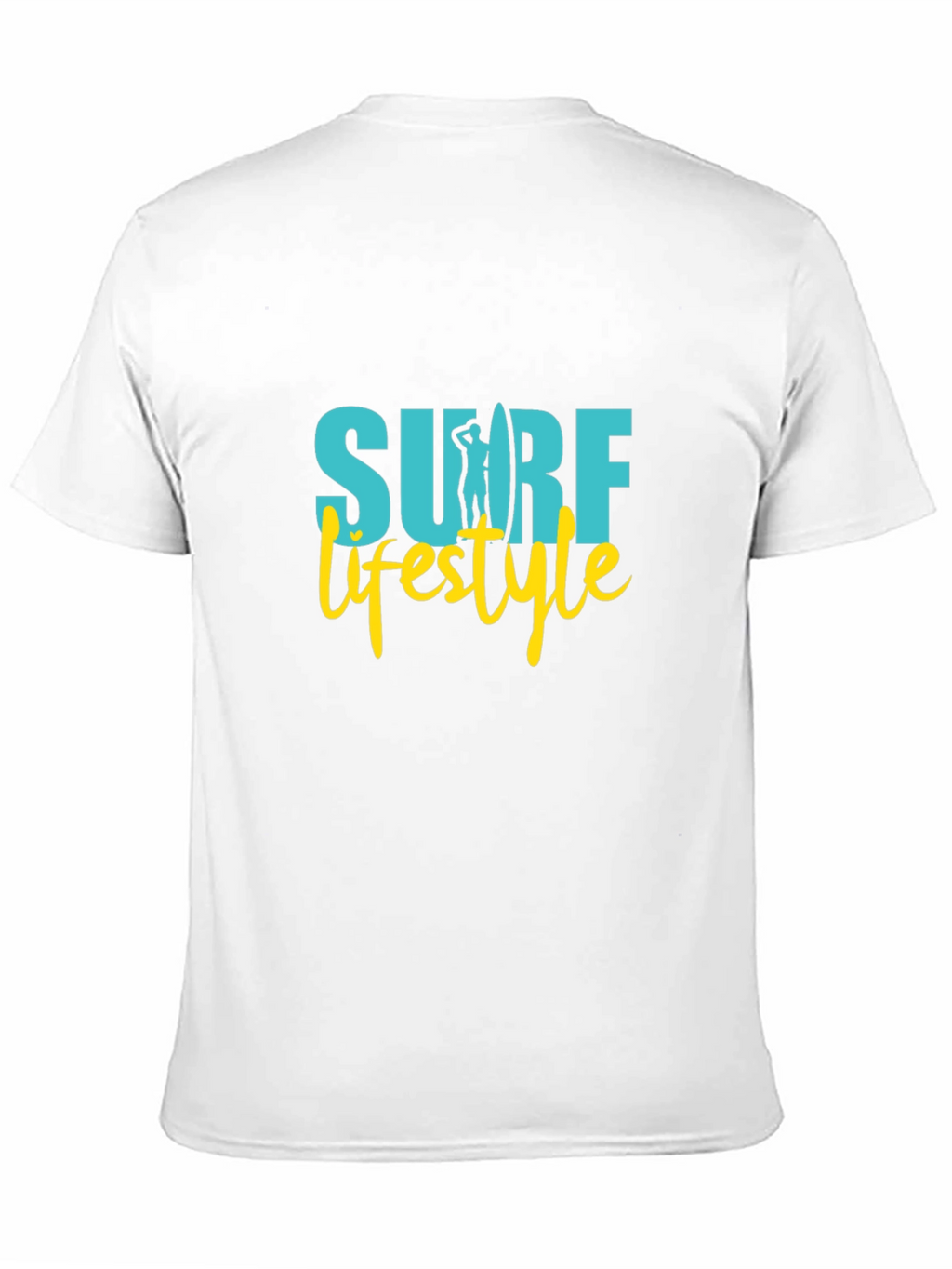 Surf Lifestyle Graphic Tee - Black Cotton Shirt
