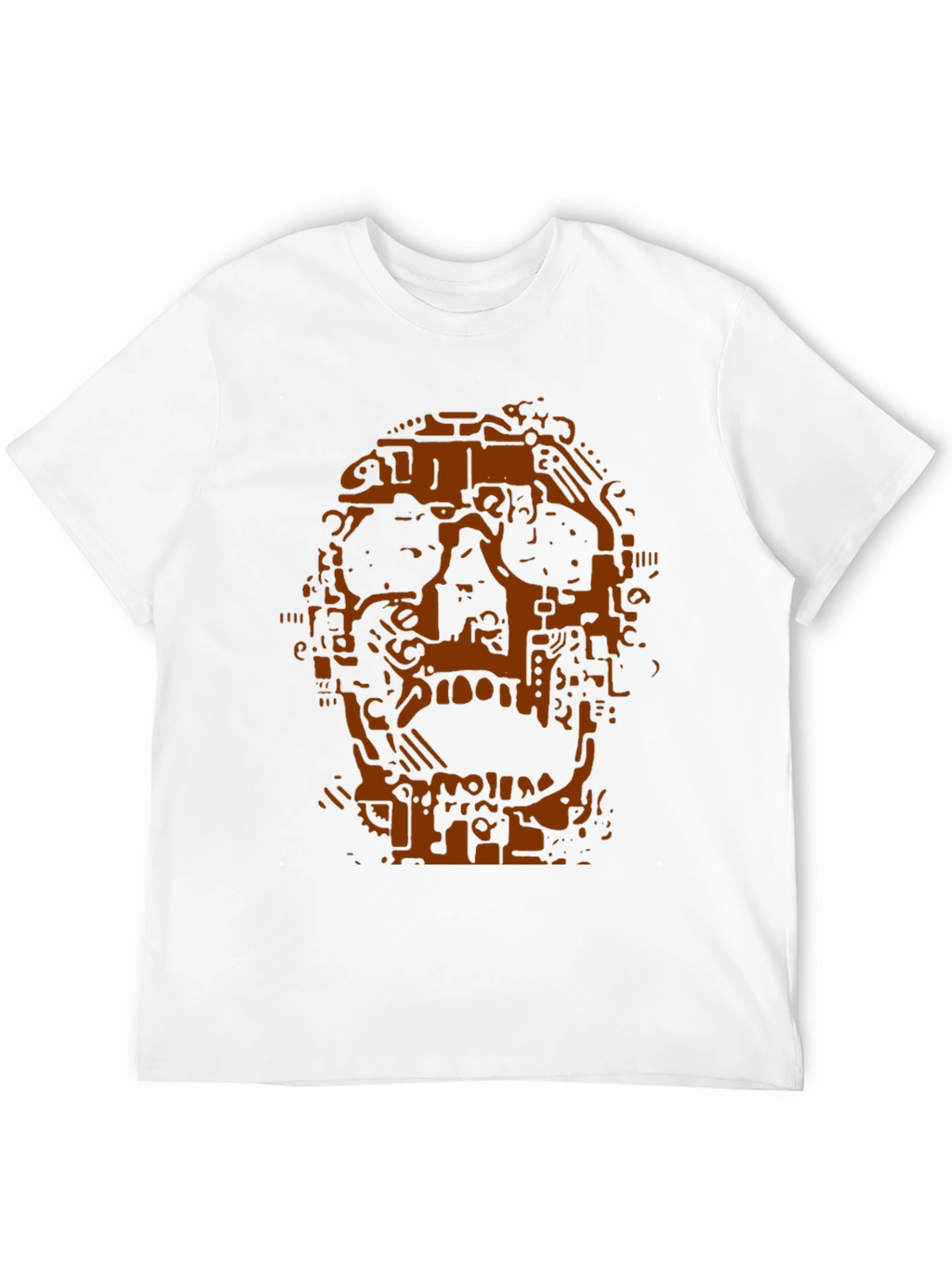 Tech Skull Graphic Tee - Black
