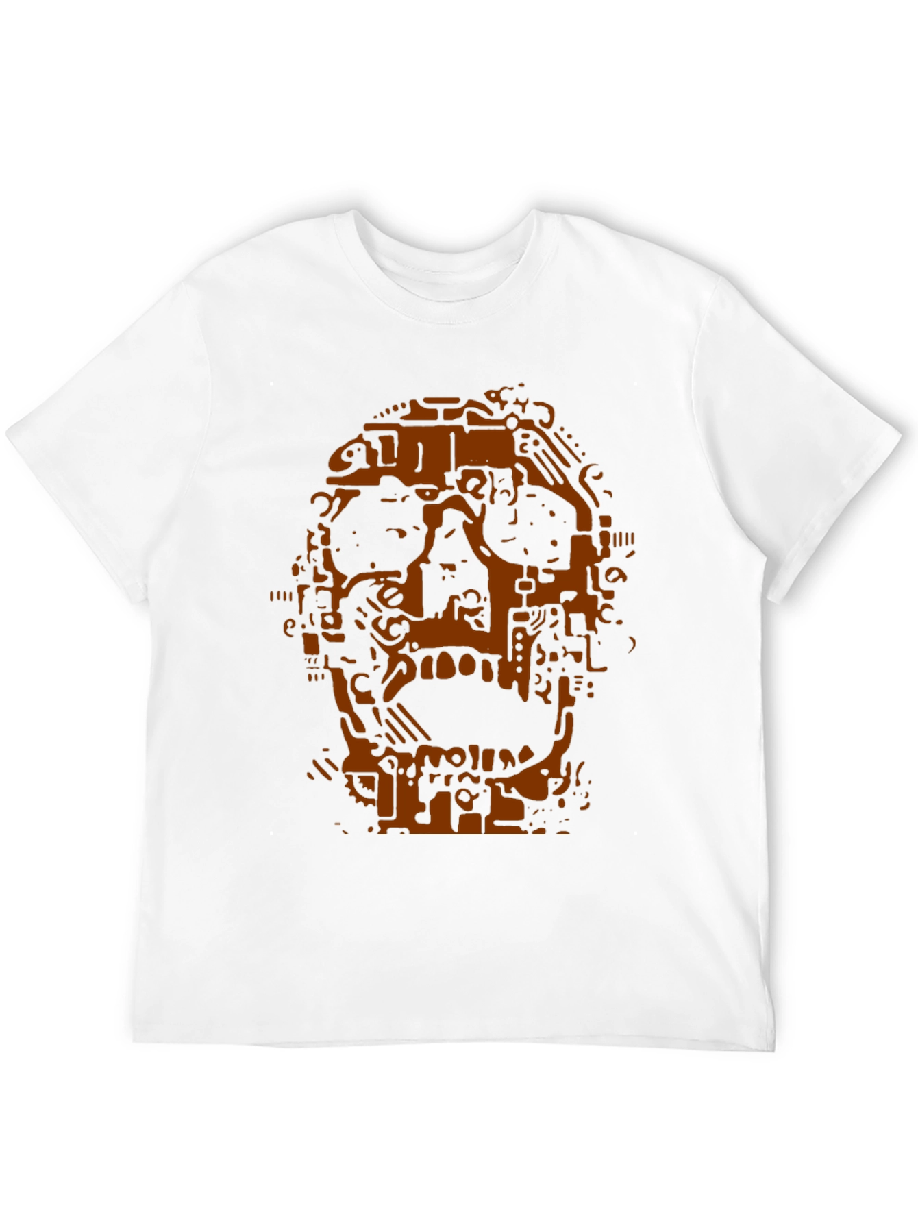 Tech Skull Graphic Tee - Black