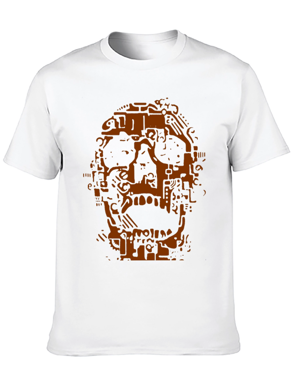 Tech Skull Graphic Tee - Black