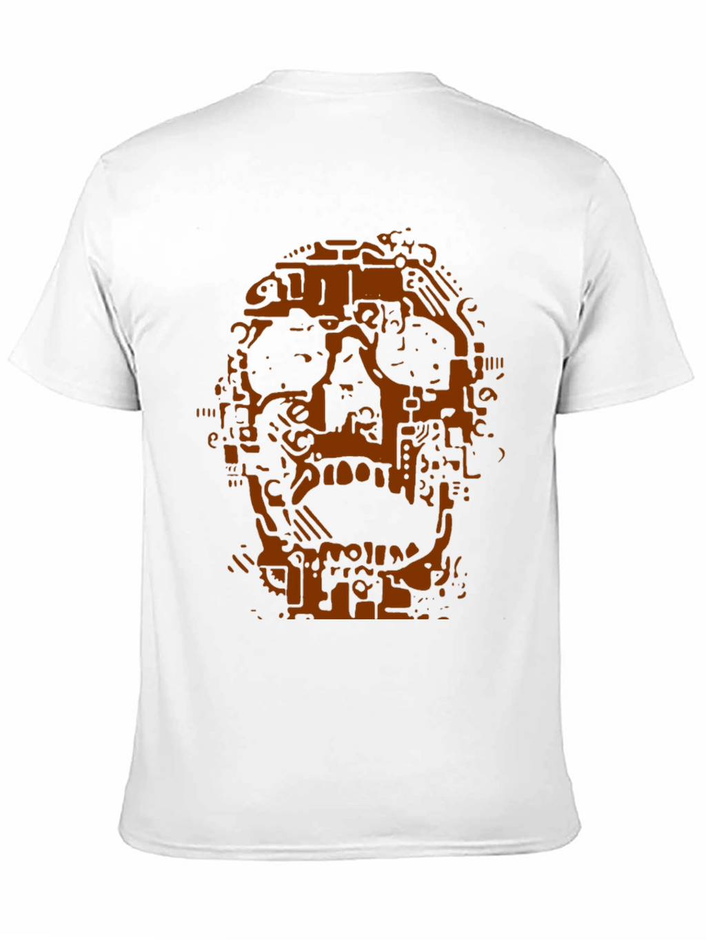 Tech Skull Graphic Tee - Black