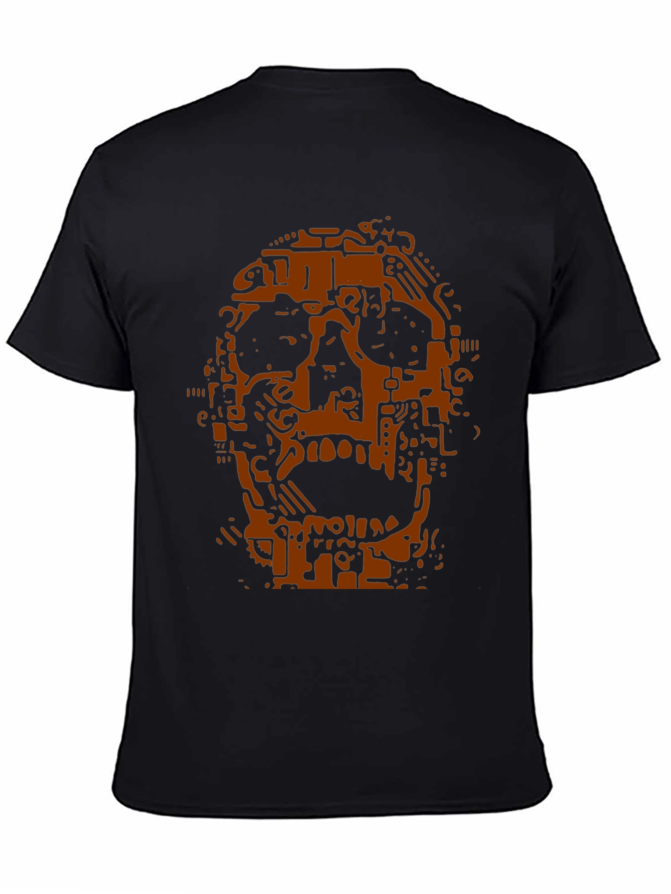 Tech Skull Graphic Tee - Black