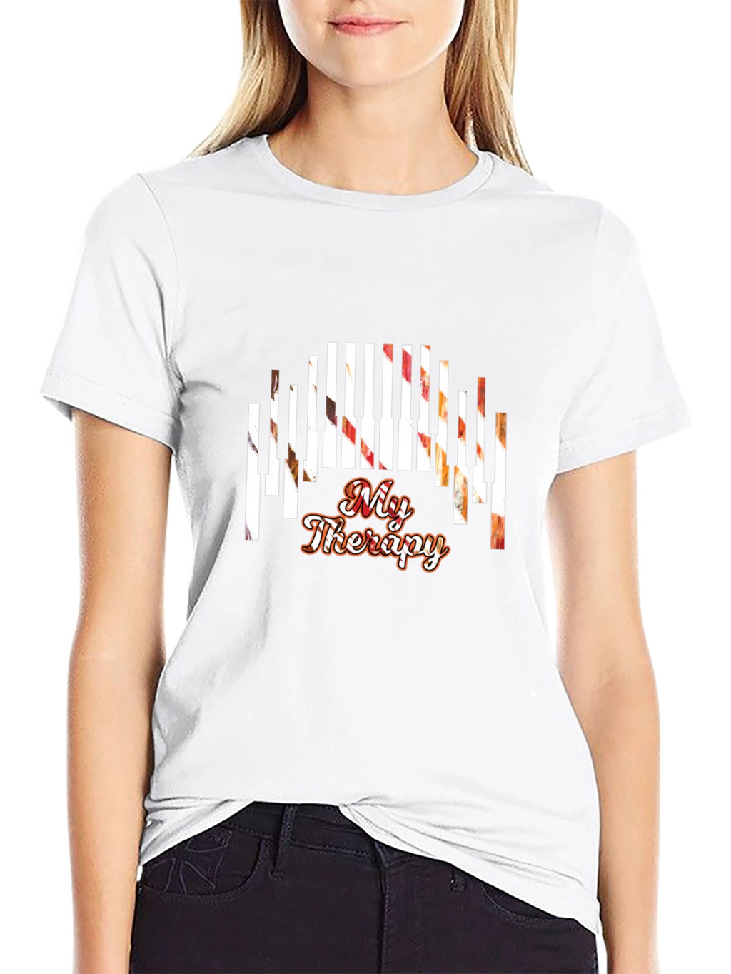 Piano Therapy T-Shirt - Musical Passion Apparel