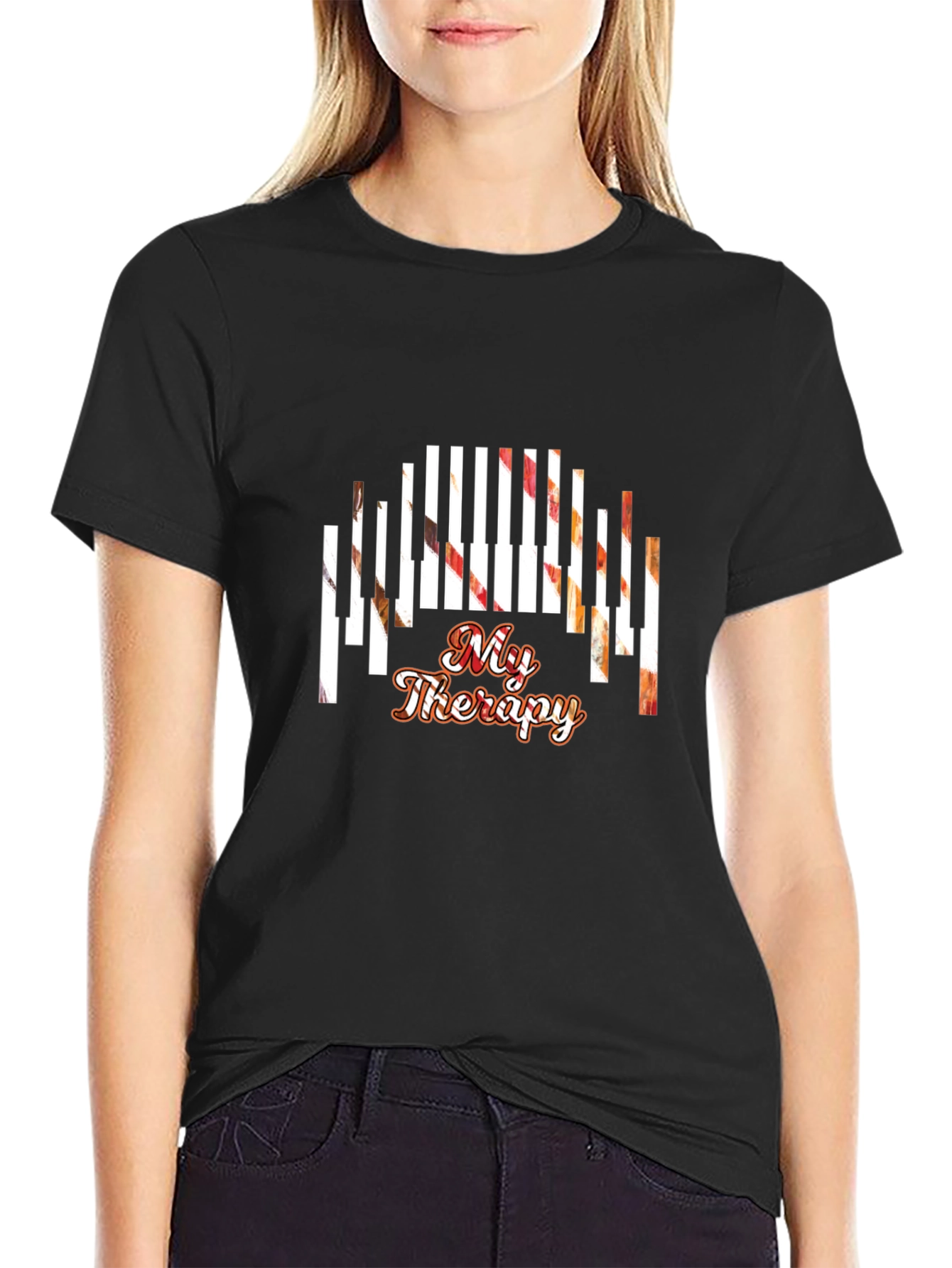 Piano Therapy T-Shirt - Musical Passion Apparel