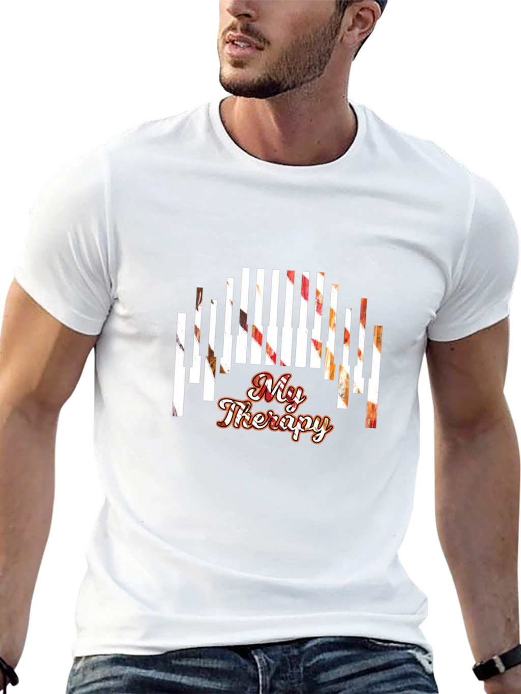 Piano Therapy T-Shirt - Musical Passion Apparel