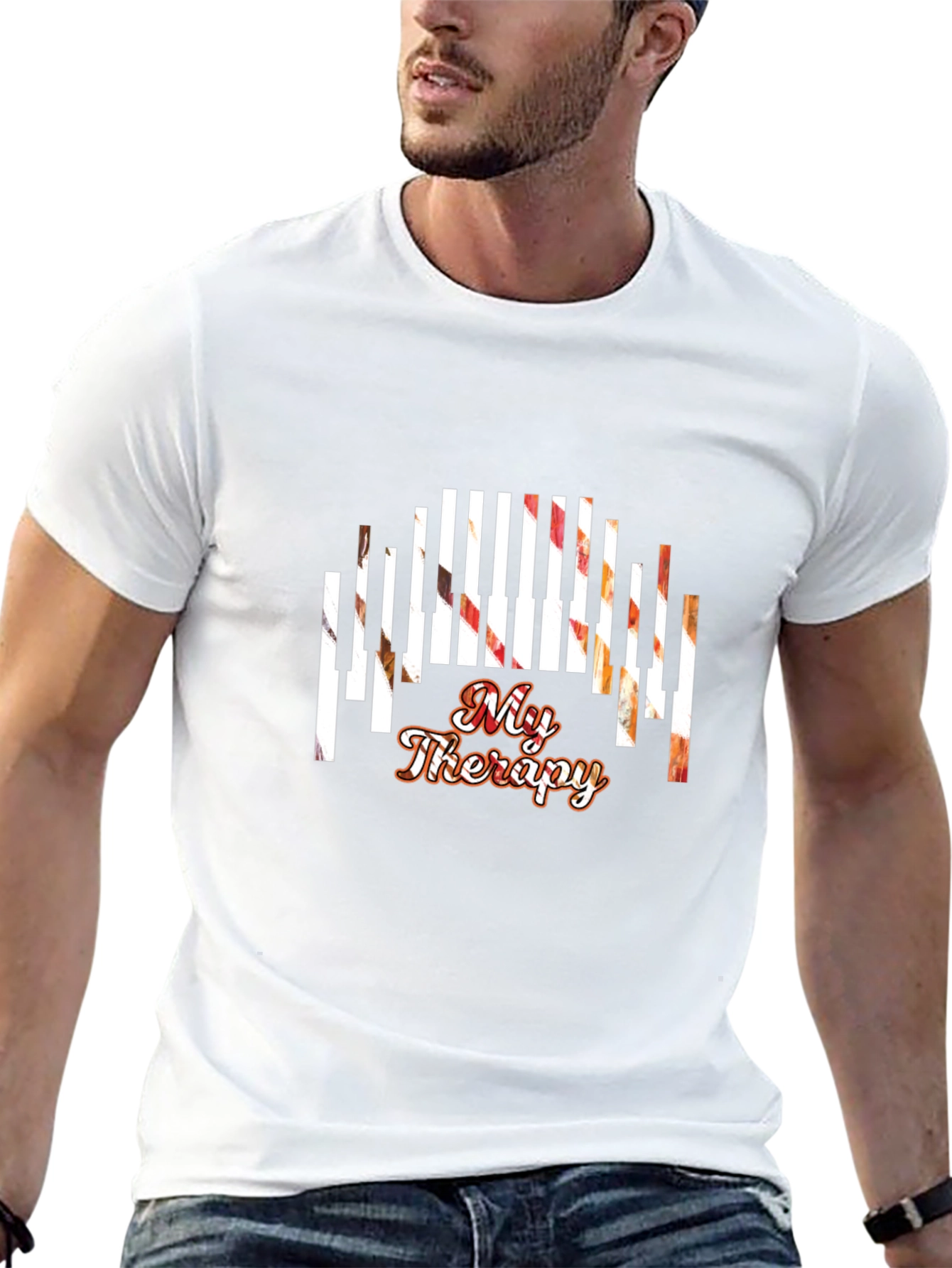 Piano Therapy T-Shirt - Musical Passion Apparel