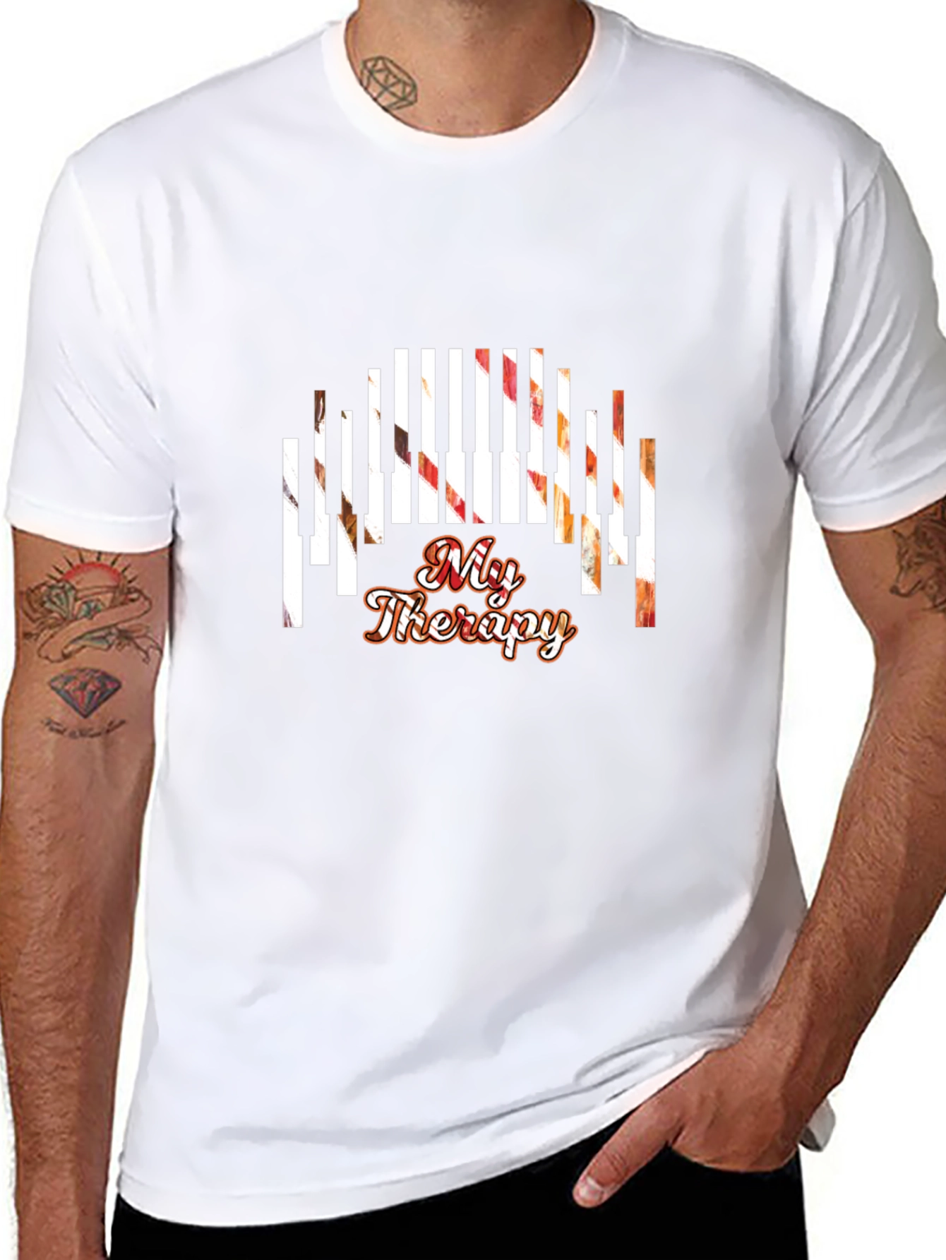 Piano Therapy T-Shirt - Musical Passion Apparel