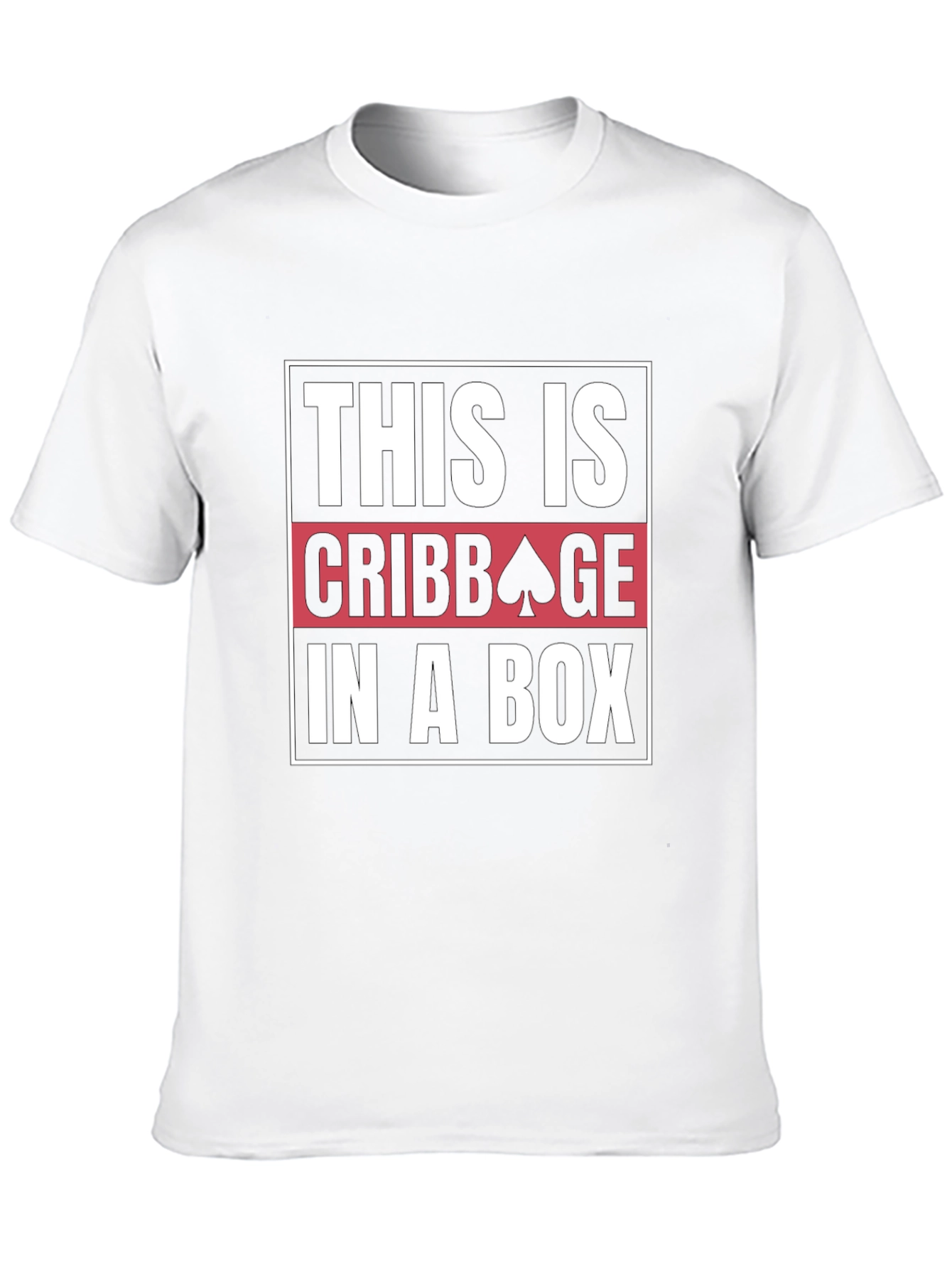 Funny Cribbage T-Shirt - This is Cribbage in a Box