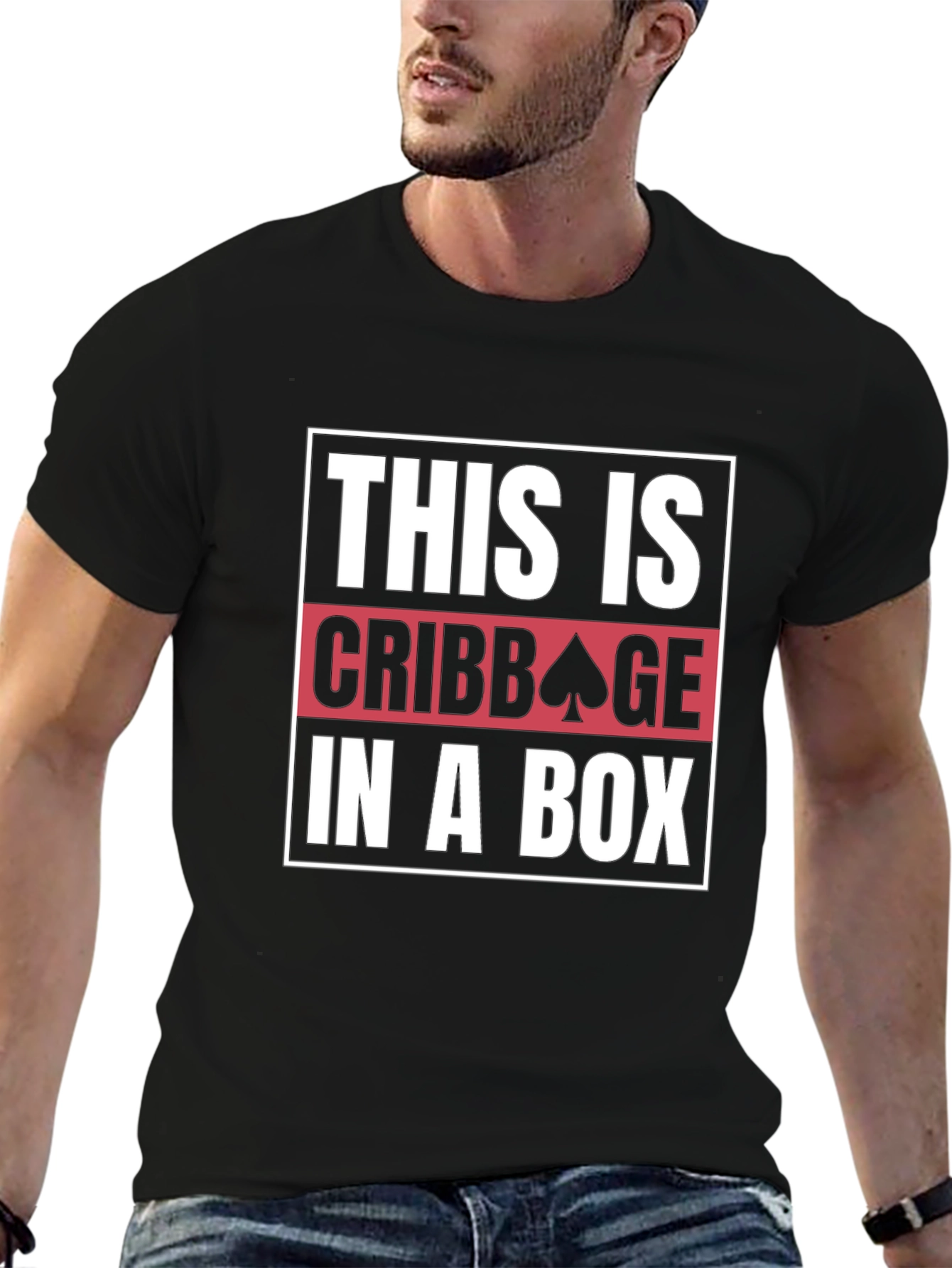 Funny Cribbage T-Shirt - This is Cribbage in a Box