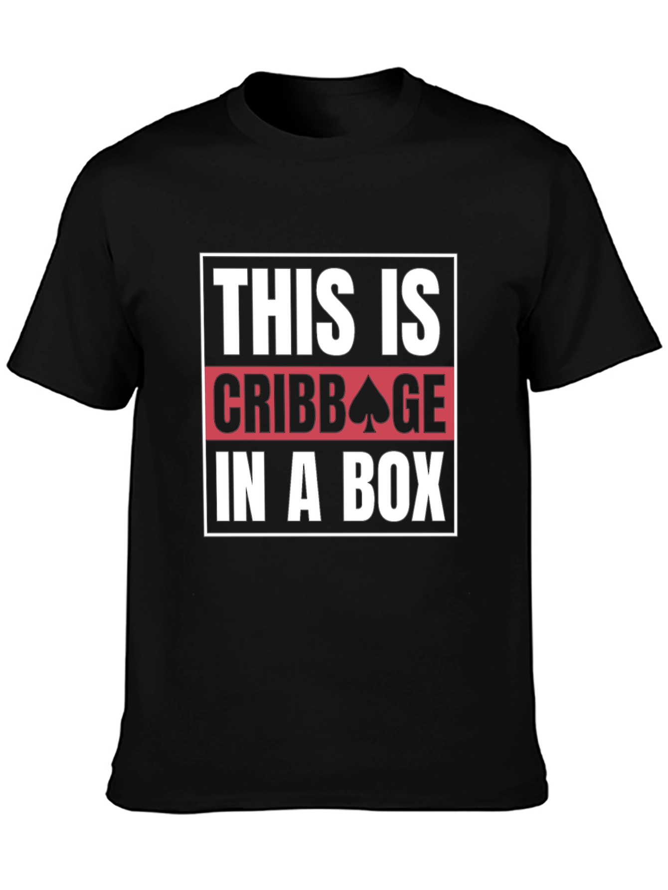Funny Cribbage T-Shirt - This is Cribbage in a Box